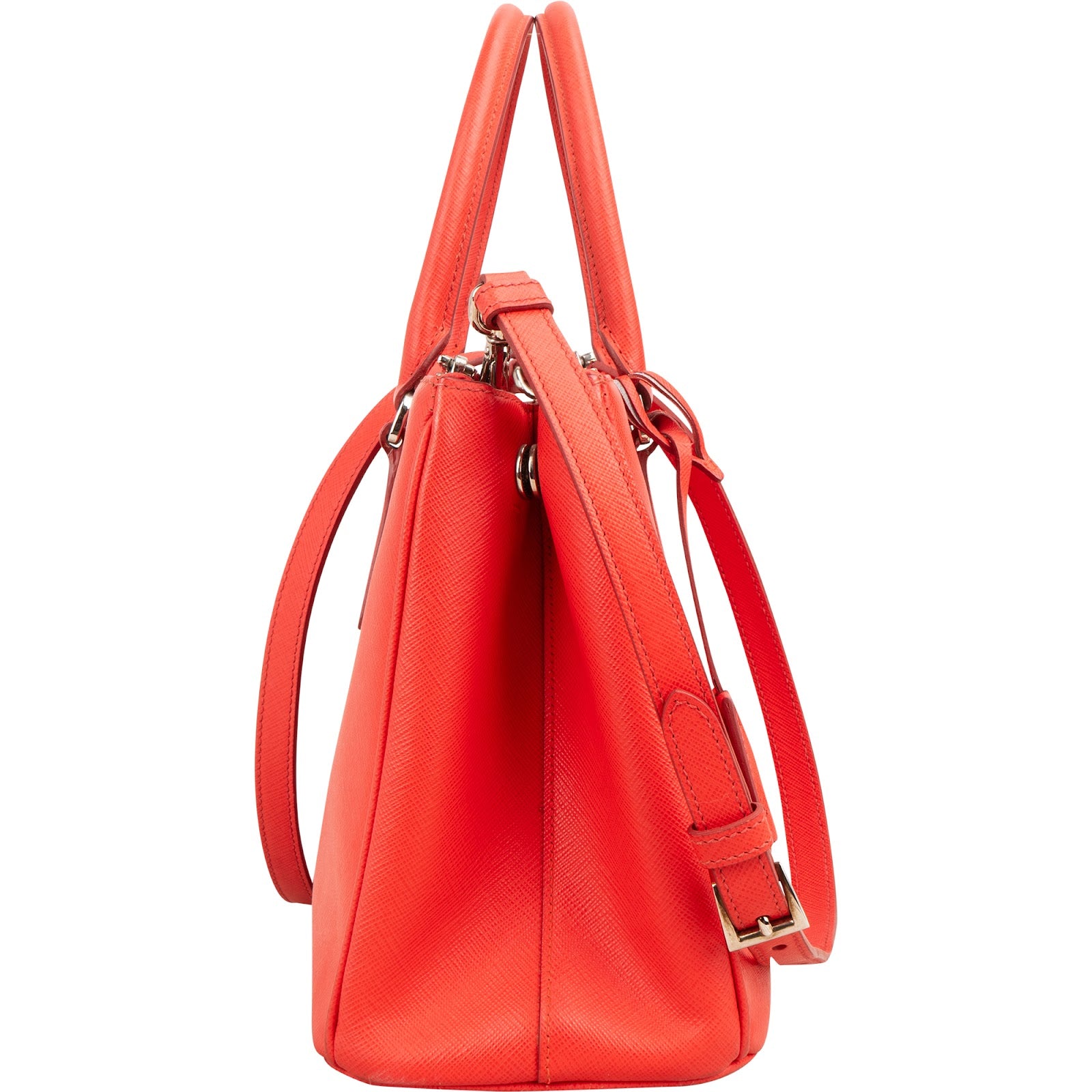 Prada – Galleria Tote-handtas in rood