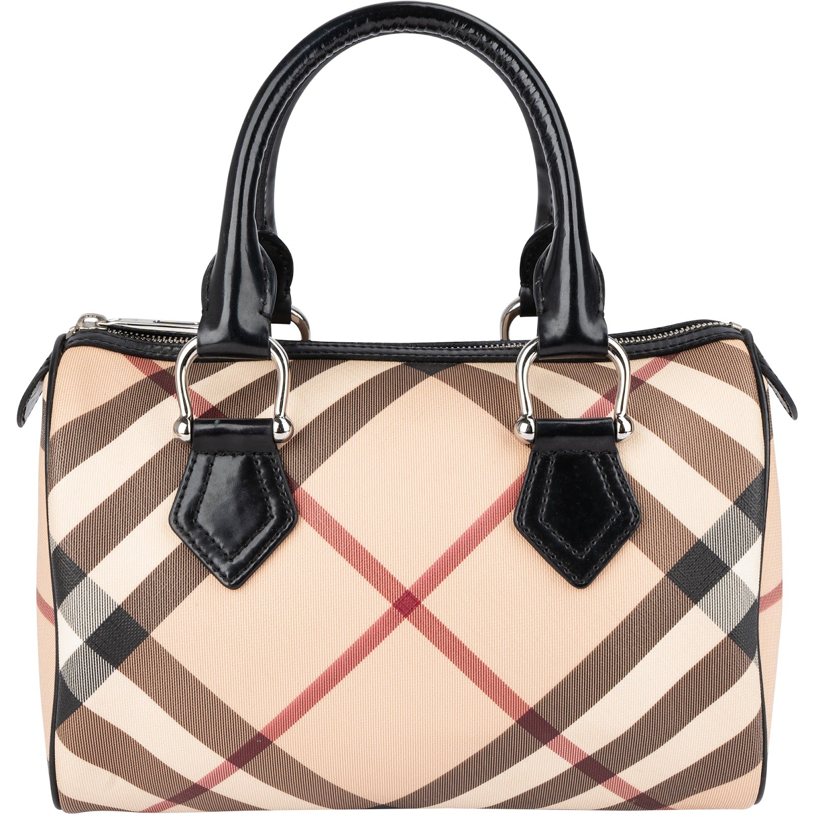 Burberry - Haymarket Nova-Check Boston Bag
