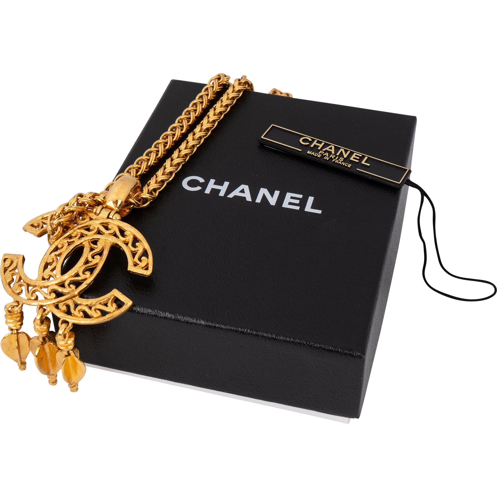 Chanel Golden CC Longo Necklace