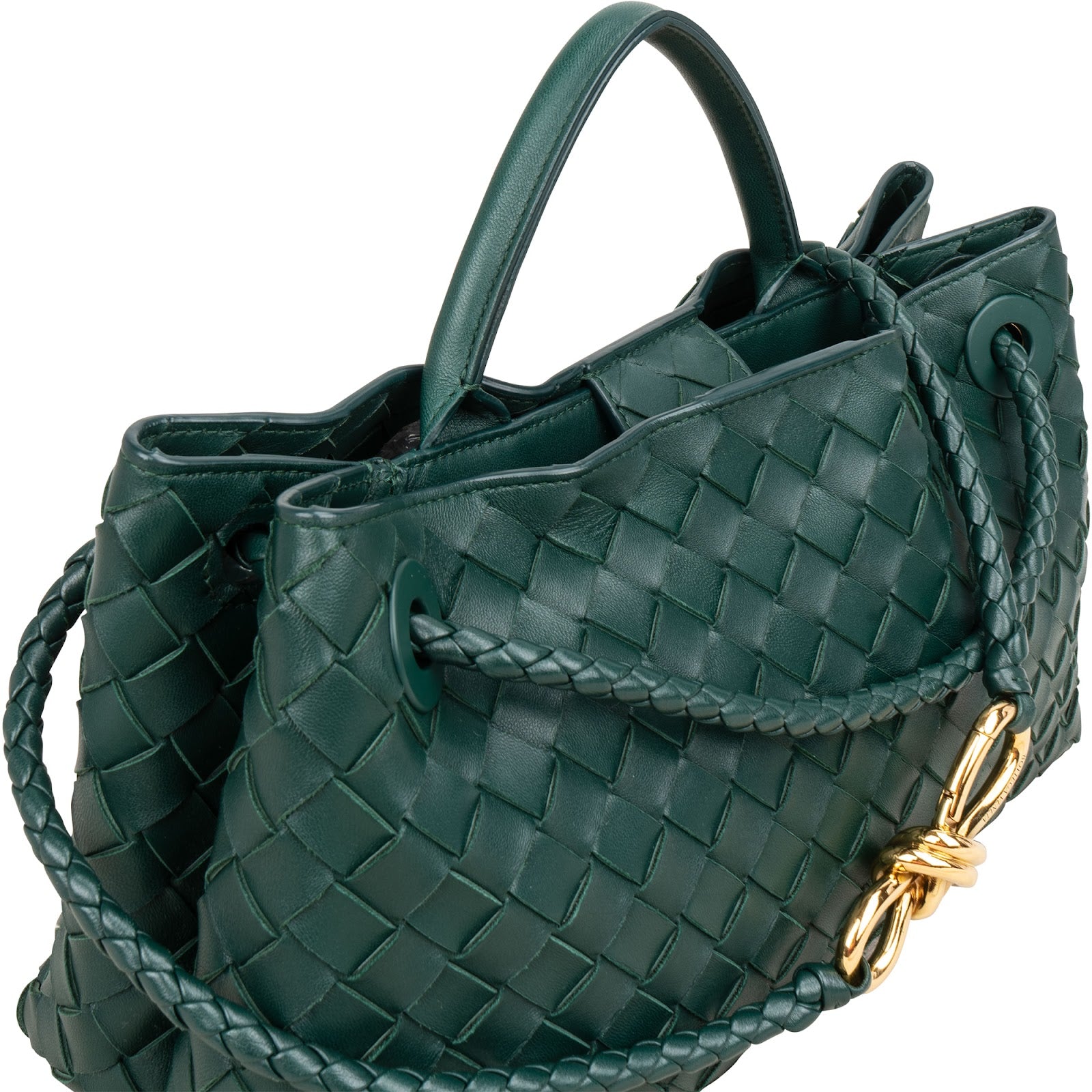 Sac à bandoulière Bottega Veneta Intrecciato en cuir, modèle East-West Andiamo