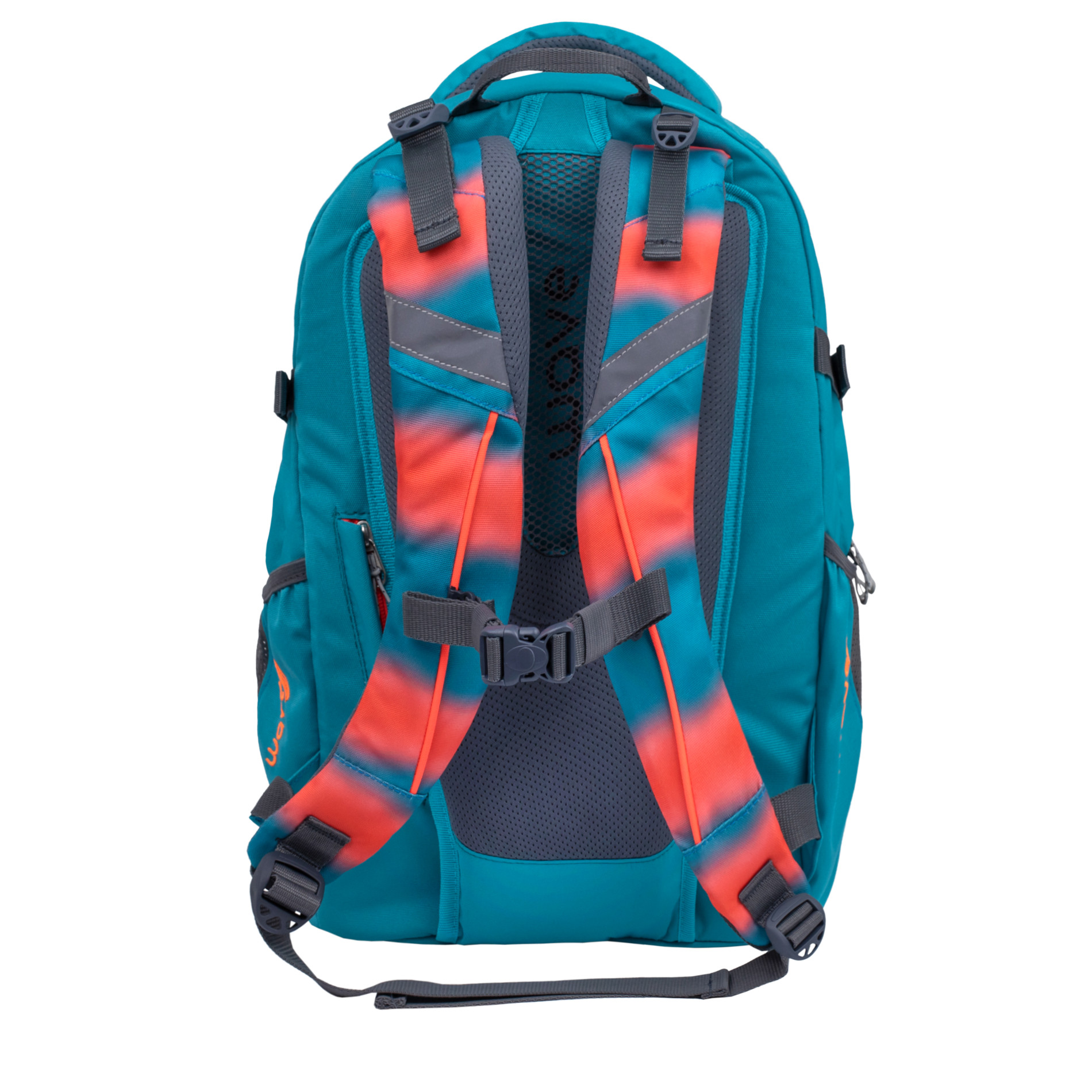 Infinity Rucksack Set 3-teilig - Ombre Neon Orange and Bluebird