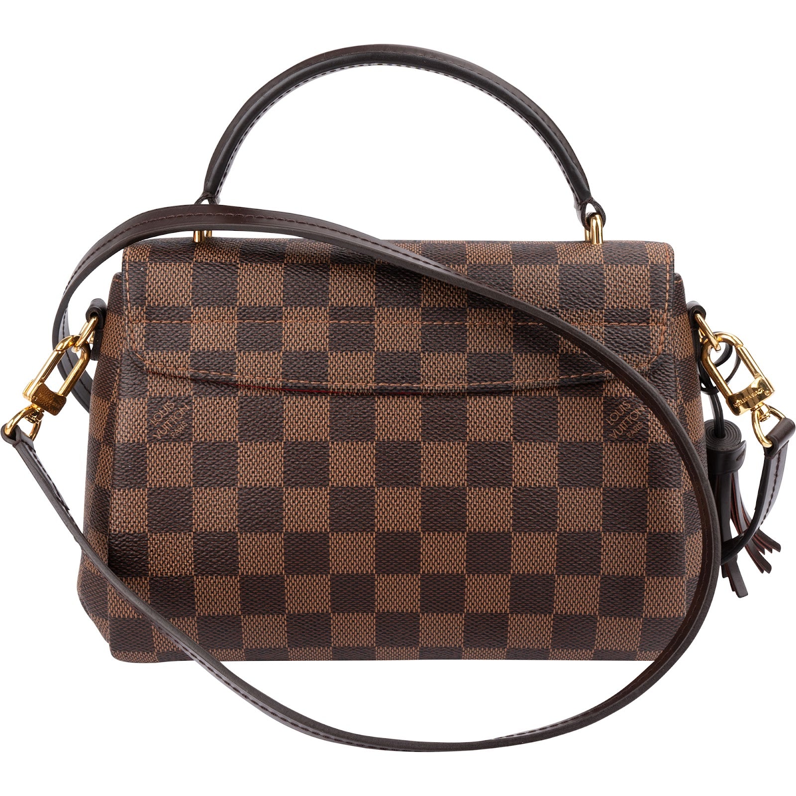 Louis Vuitton Monogram Damier Ebene Croisette Handbag