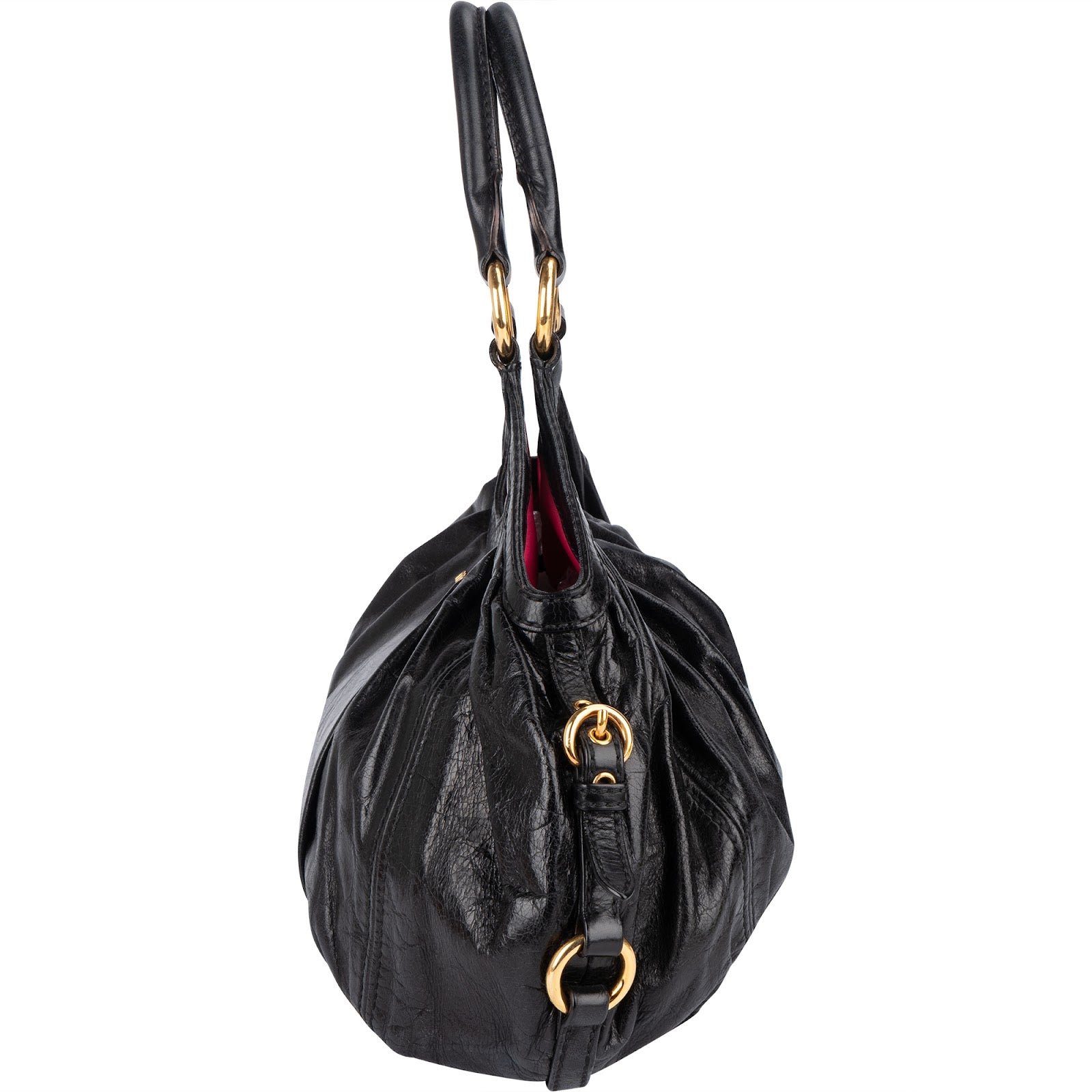 Torebka na ramię Miu Miu Vitello Lux Hobo
