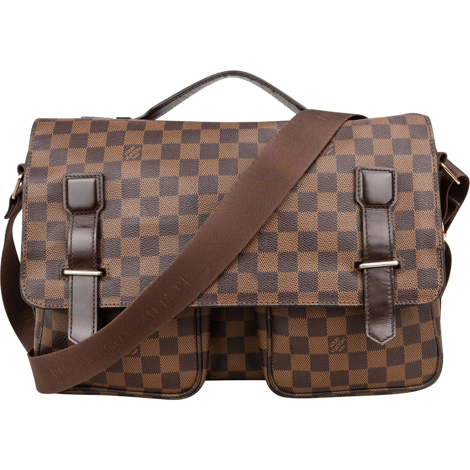Louis Vuitton Monogram Damier Ebene Canvas Broadway Messenger Crossbody Bag