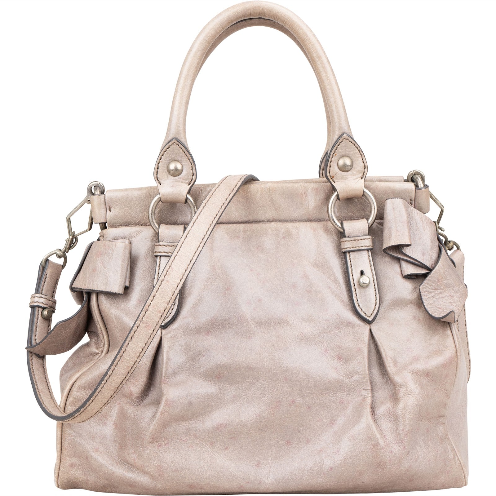 Miu Miu Vitello Lux City Handbag