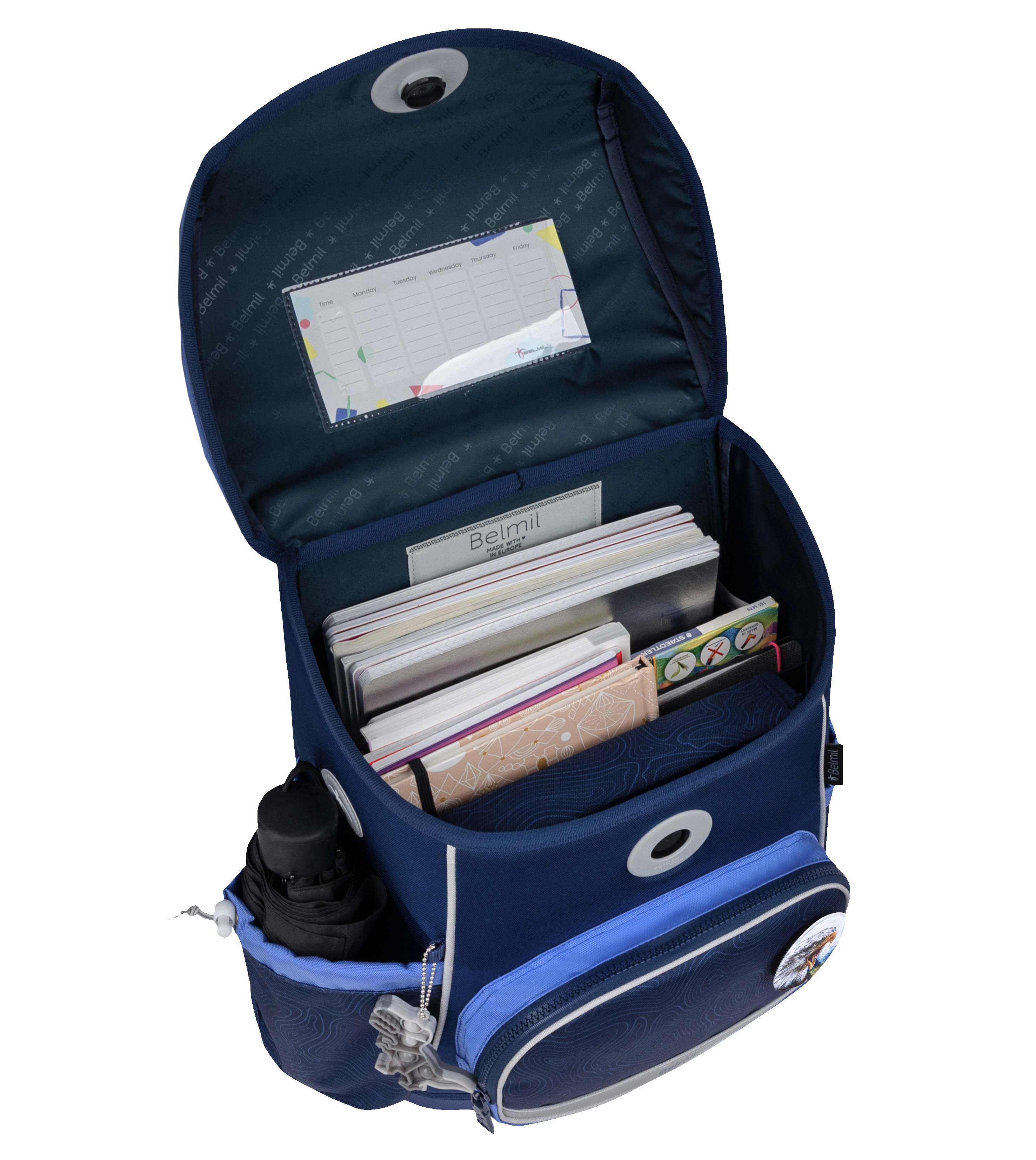 Compact Plus 5-piece satchel set - Topographic