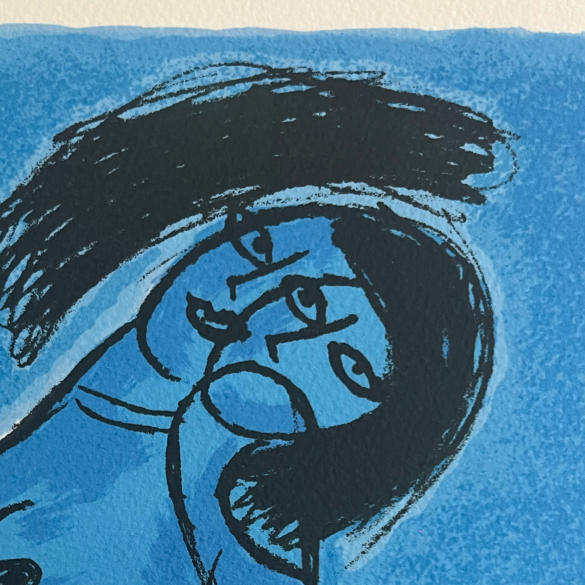 Corneille - Le dédoublement - Le Nu avec le chat - Lithografie