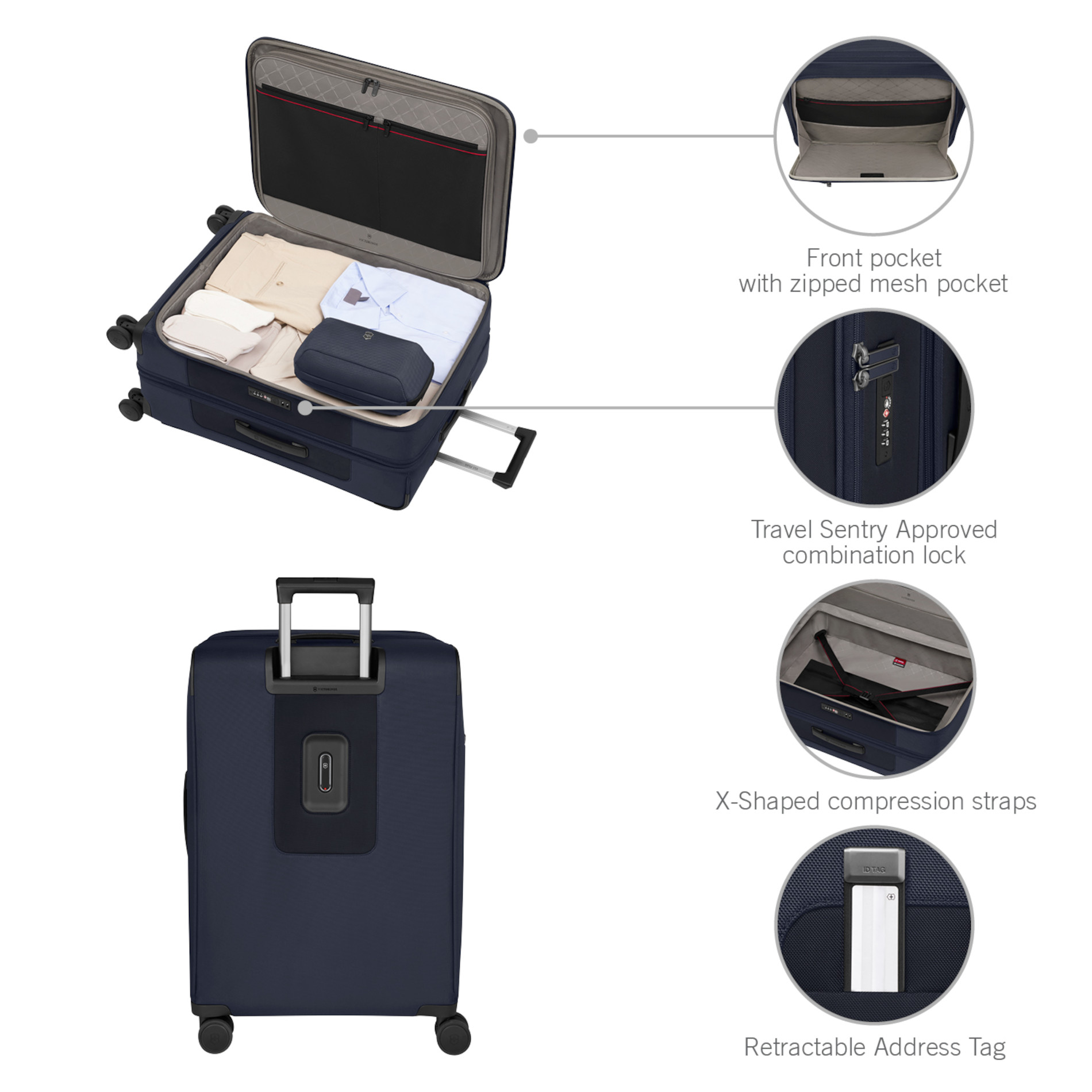 Werks Traveler 7.0 Medium Case - Navy Blue