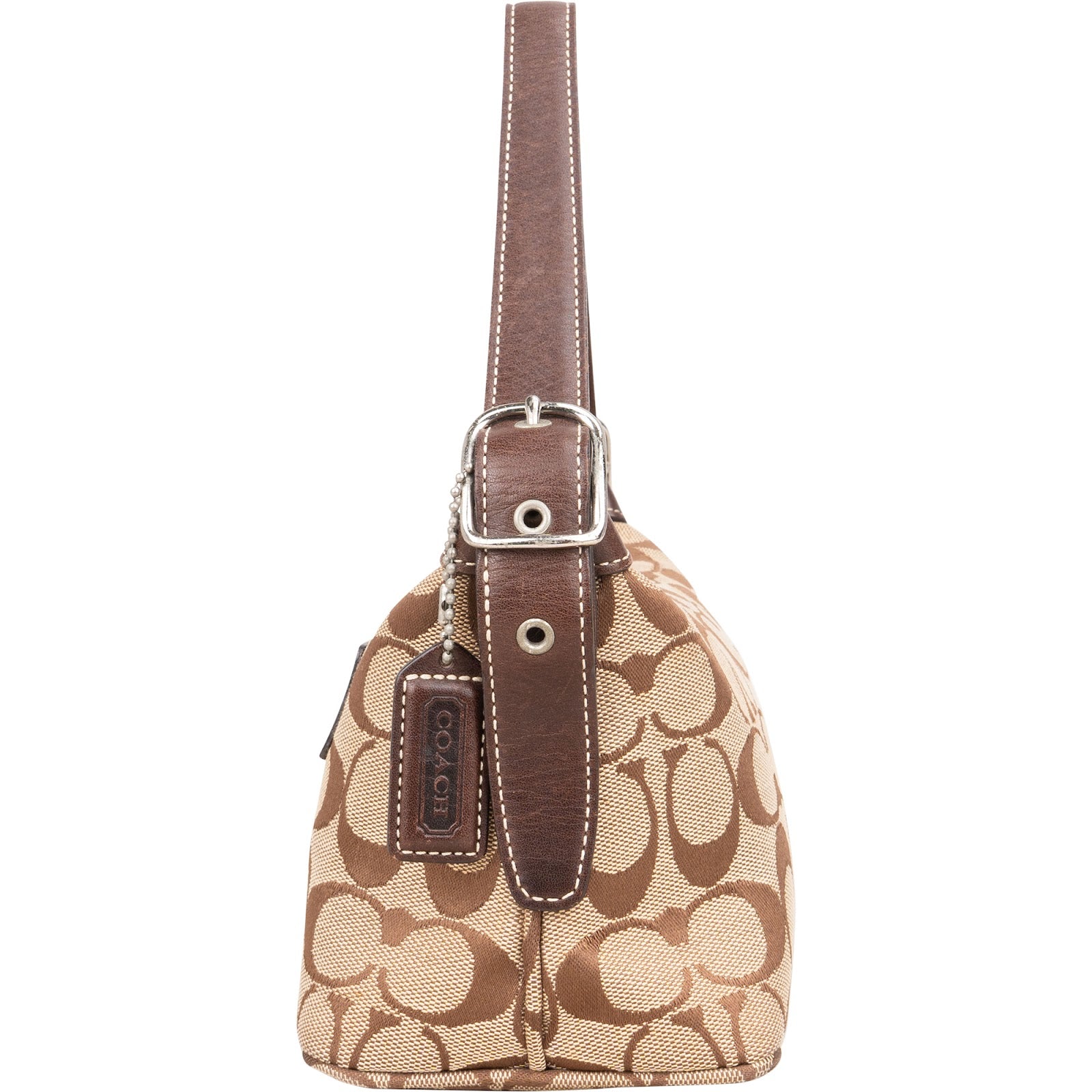 Coach Monogram Signature Demi Pouch Handbag