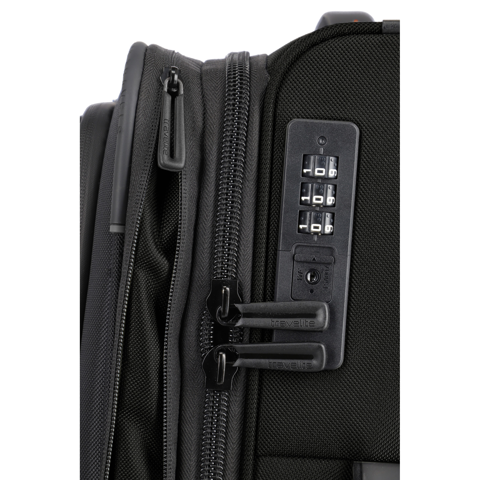 CROSSLITE Handgepäck S erweiterbar - Schwarz