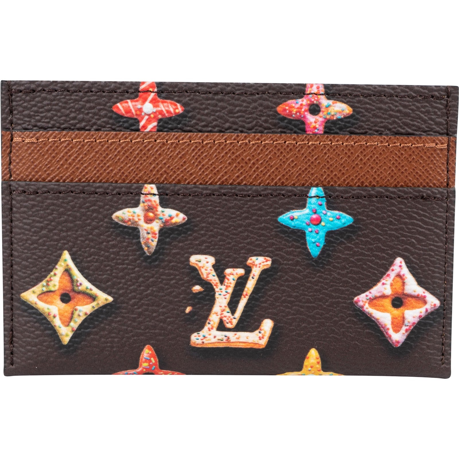 Louis Vuitton Monogram Chocolate Donut Double Kartenetui