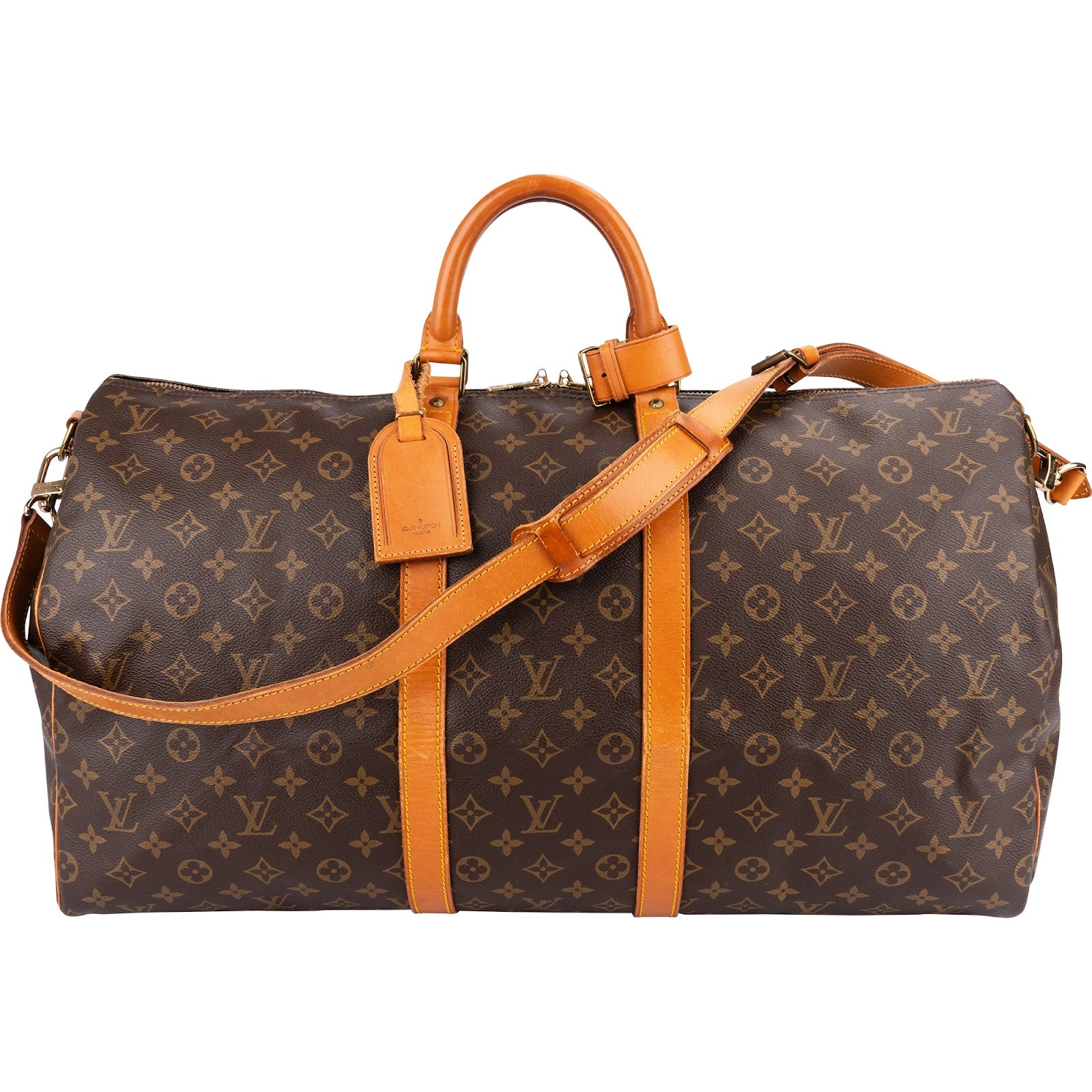 Louis Vuitton Monogram Canvas Keepall 55 Bandoulière Reisetasche