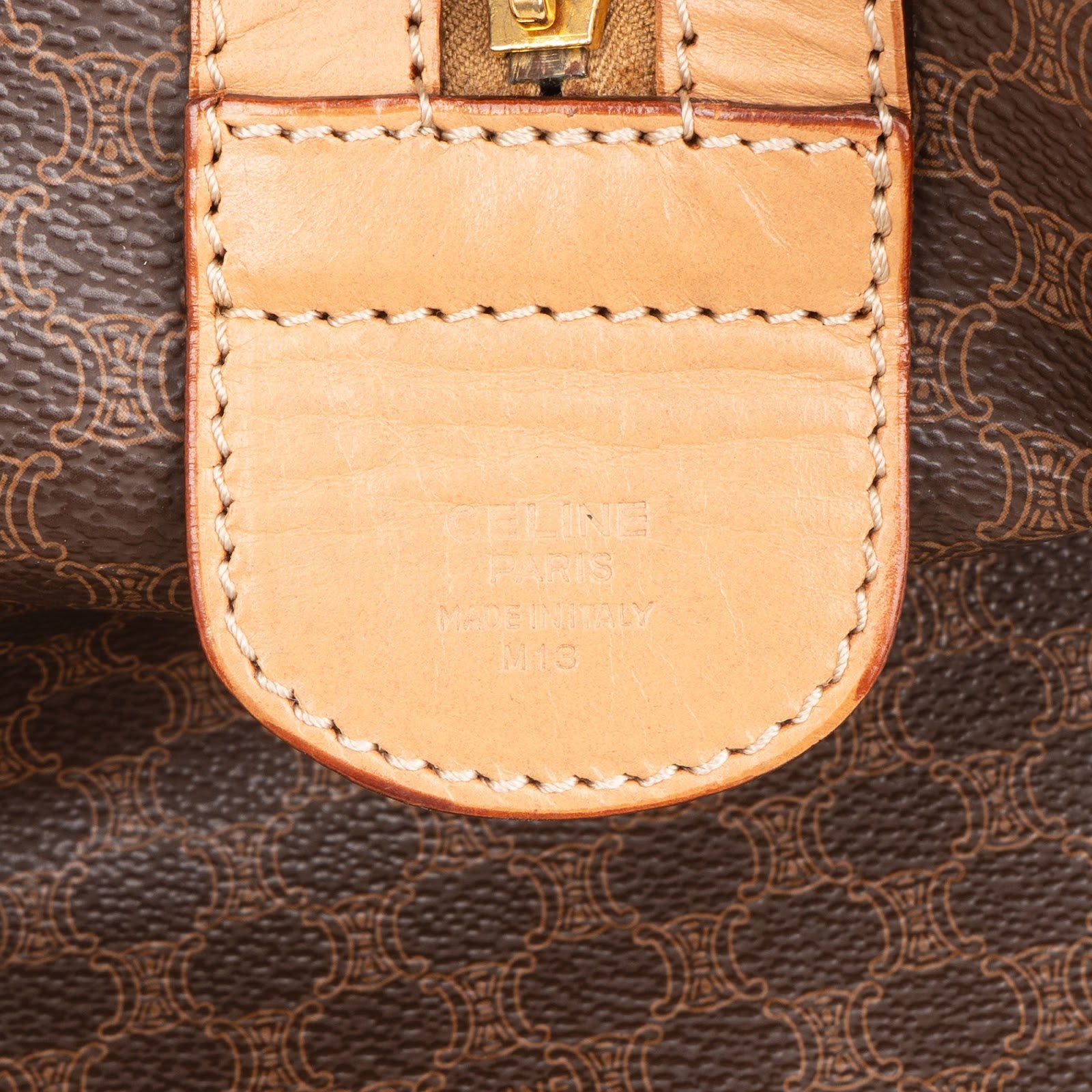 Celine - Monogram Macadam Boston 50 Reisetasche