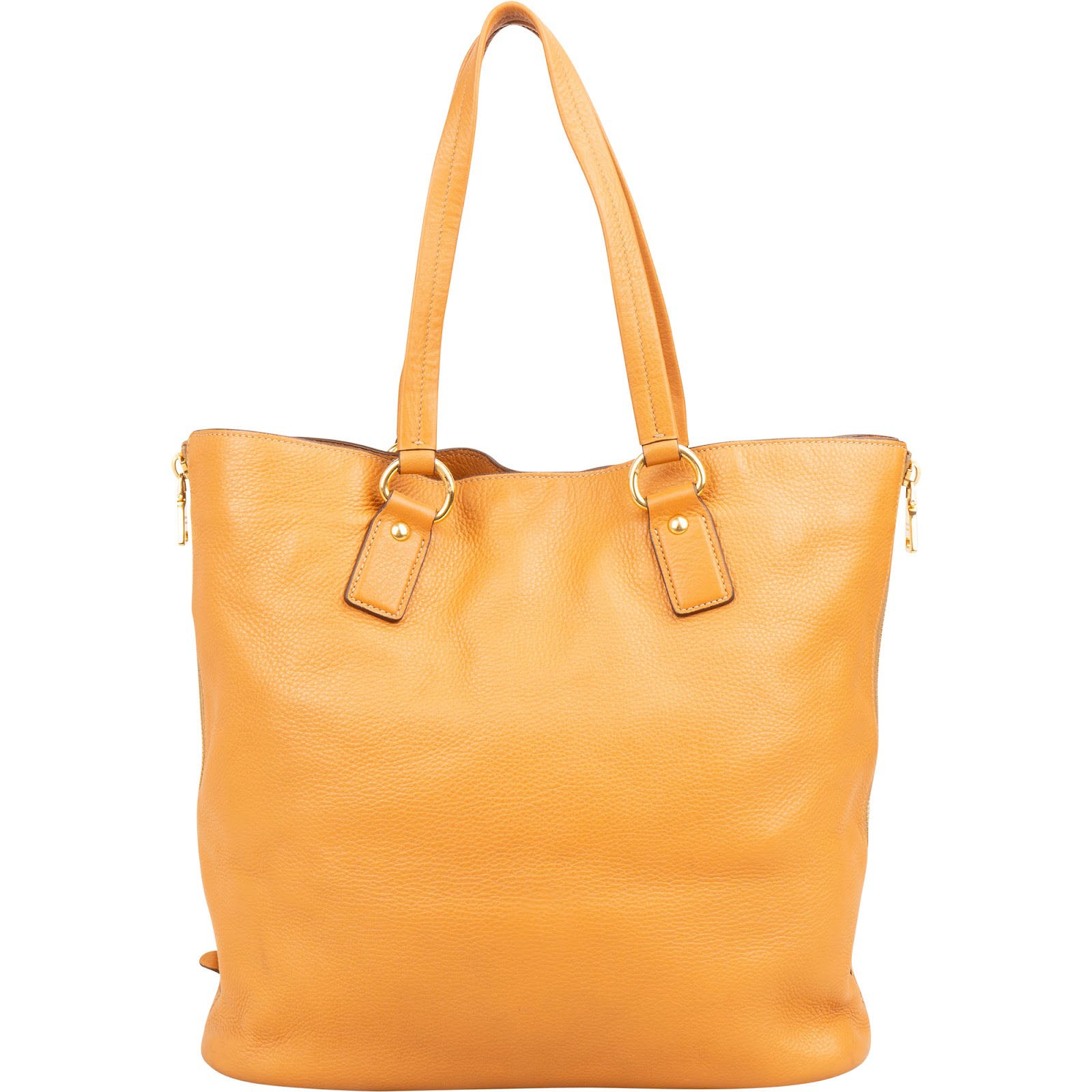 Prada Vitello Daino Shopping Tote Shoulder Bag