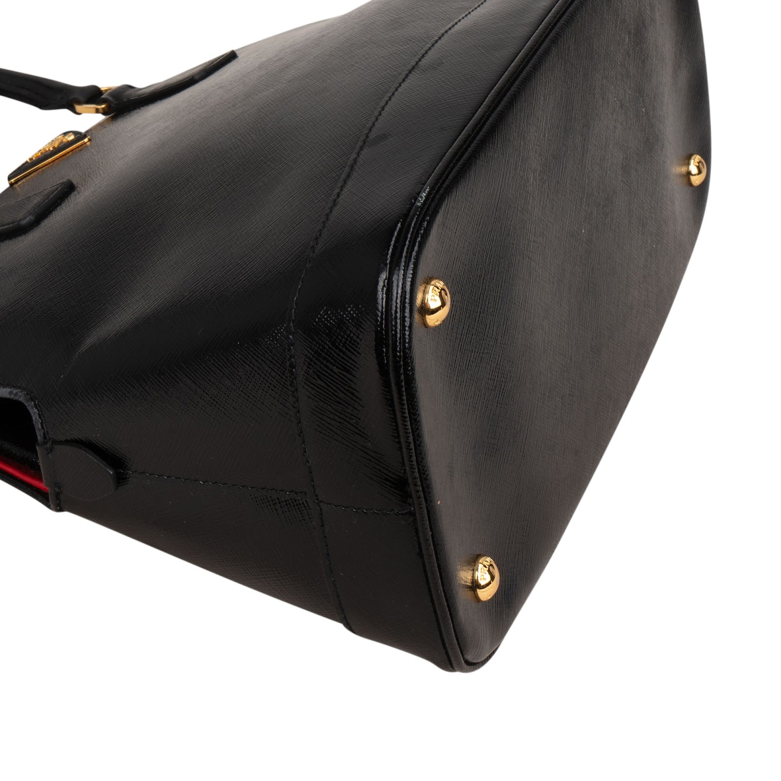 Prada Saffiano Vernis Leather Promenade Handbag