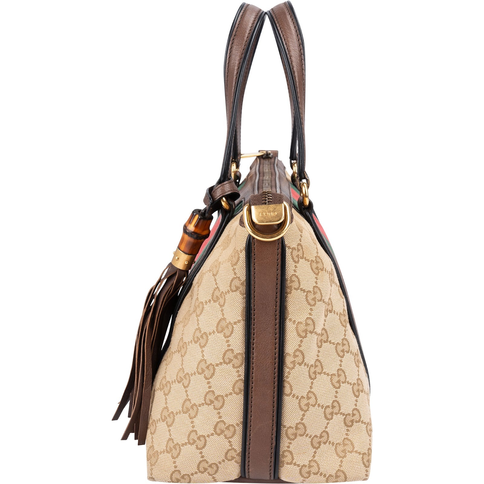 GUCCI - Bella Bamboo Tassel Tote-handtas