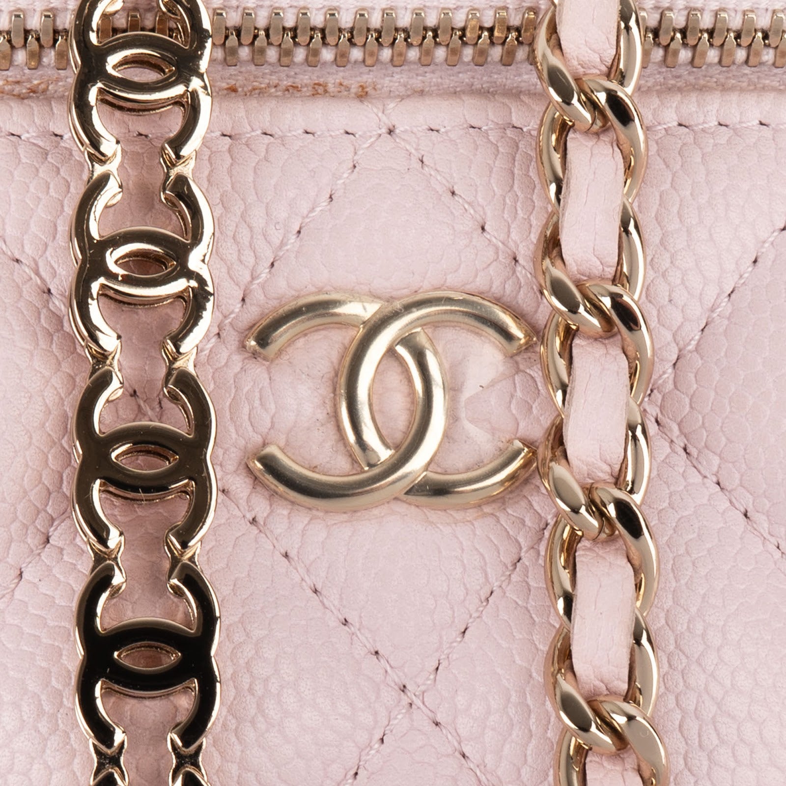Chanel - Pink Vanity Case Crossbody Bag
