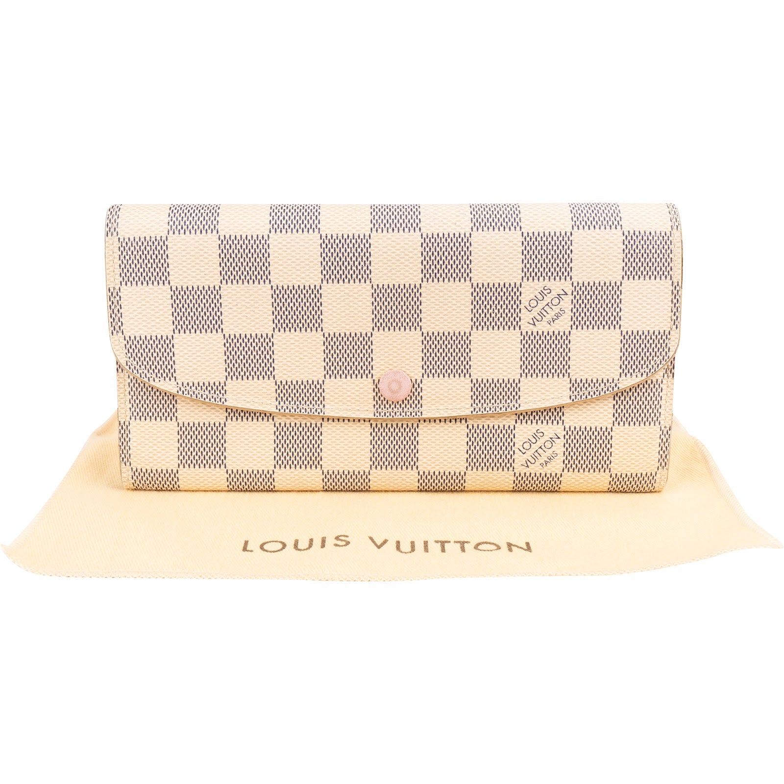 Louis Vuitton Monogram Damier Azur Emilie Sarah Wallet