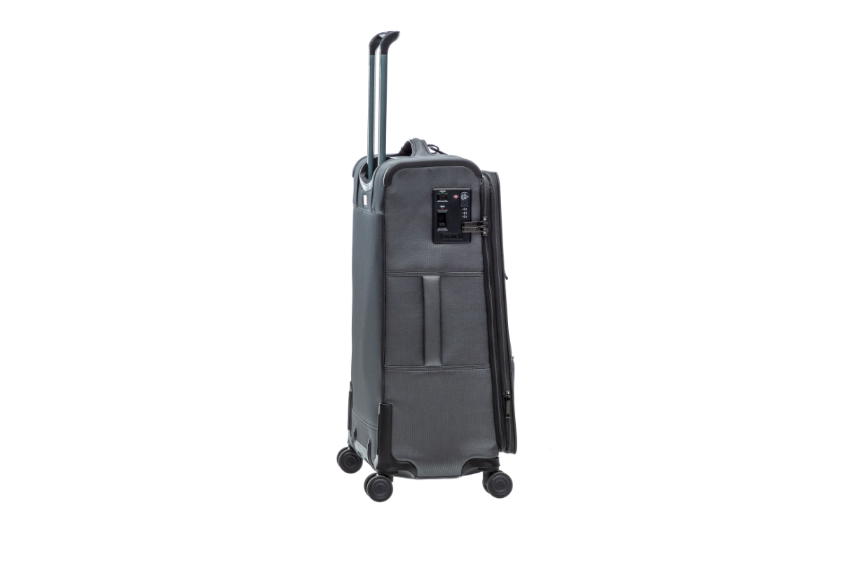 BAY Weichschalen-Koffer M mit 4 Rollen bis 68 cm 59 Liter - Grey