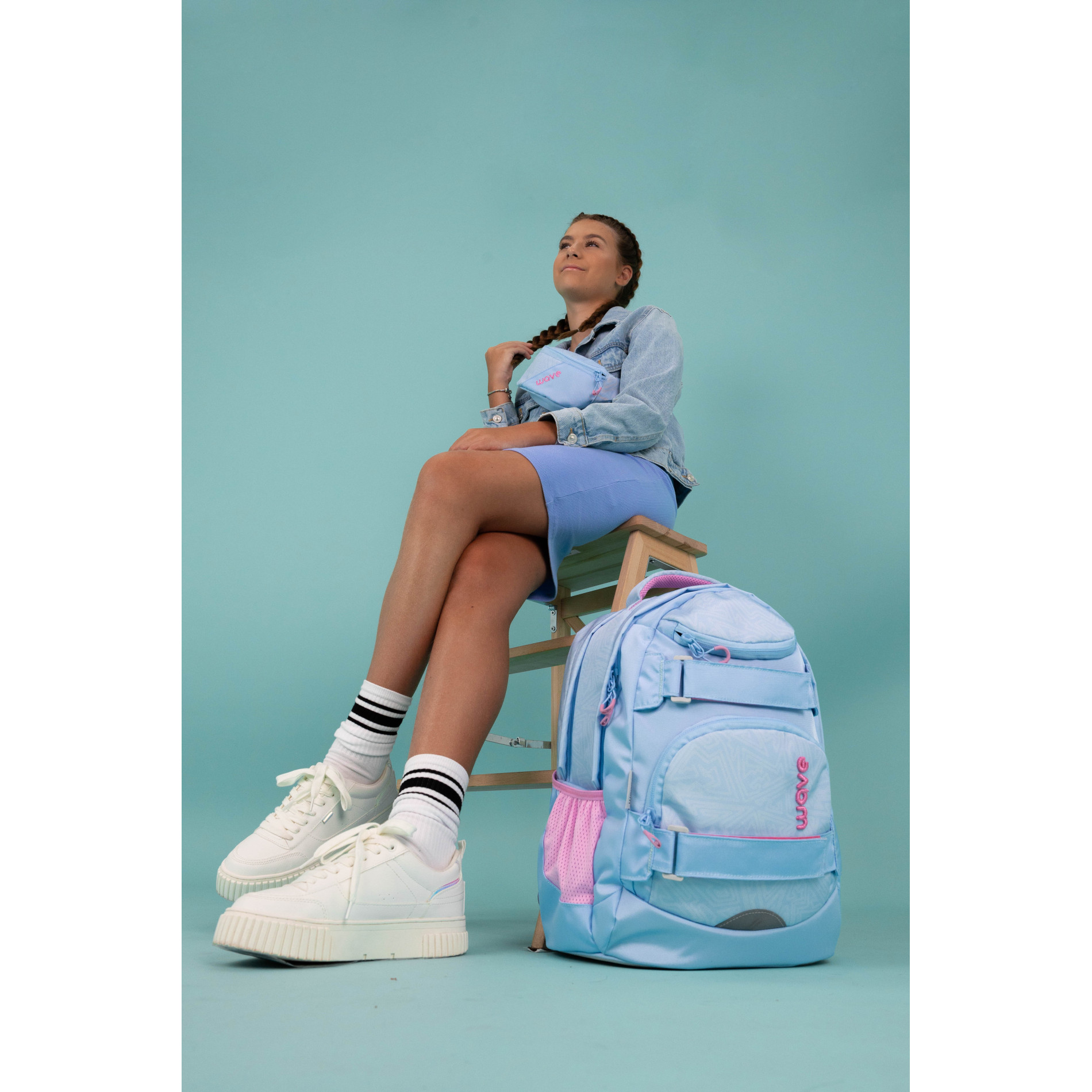 Wave Infinity Move Schulrucksack - Waves Lavender