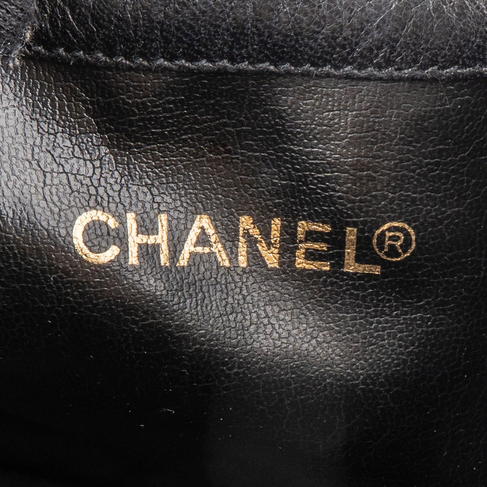 Chanel Lambskin Drawstring CC Bucket Crossbody Bag