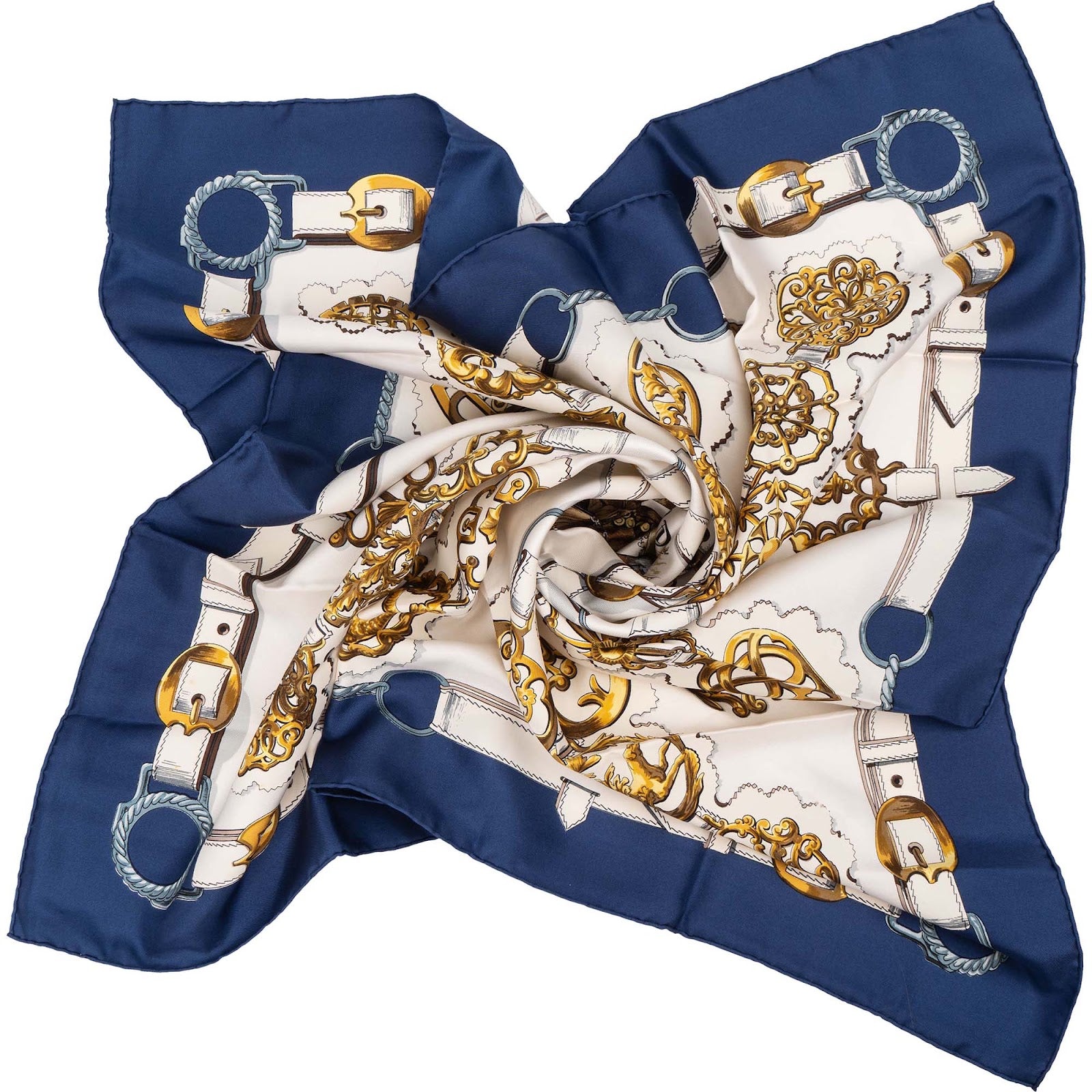 Hermès - Cuivreries 90 Carre Scarf