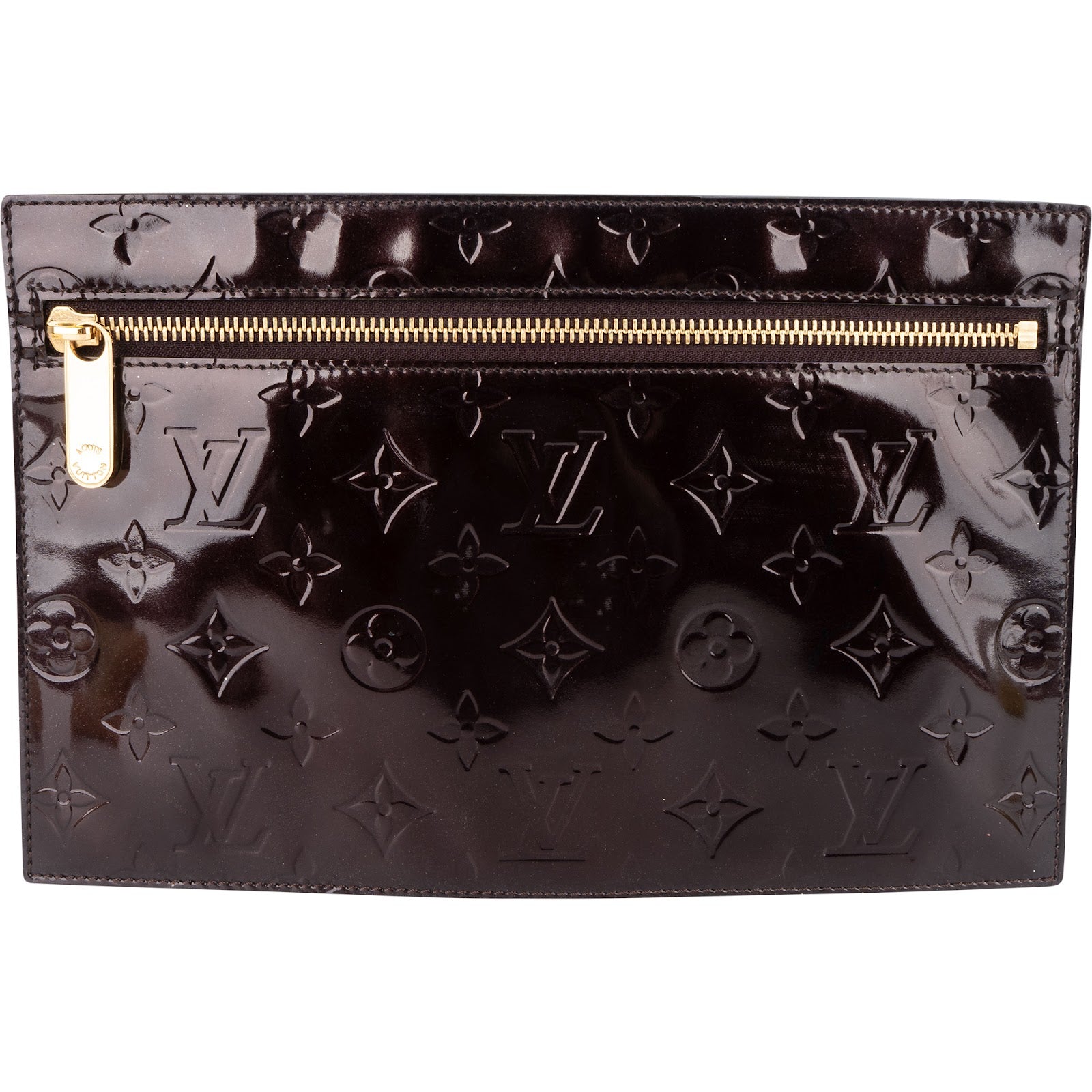 Louis Vuitton Monogram Vernis Pershing Square Organizer Clutch