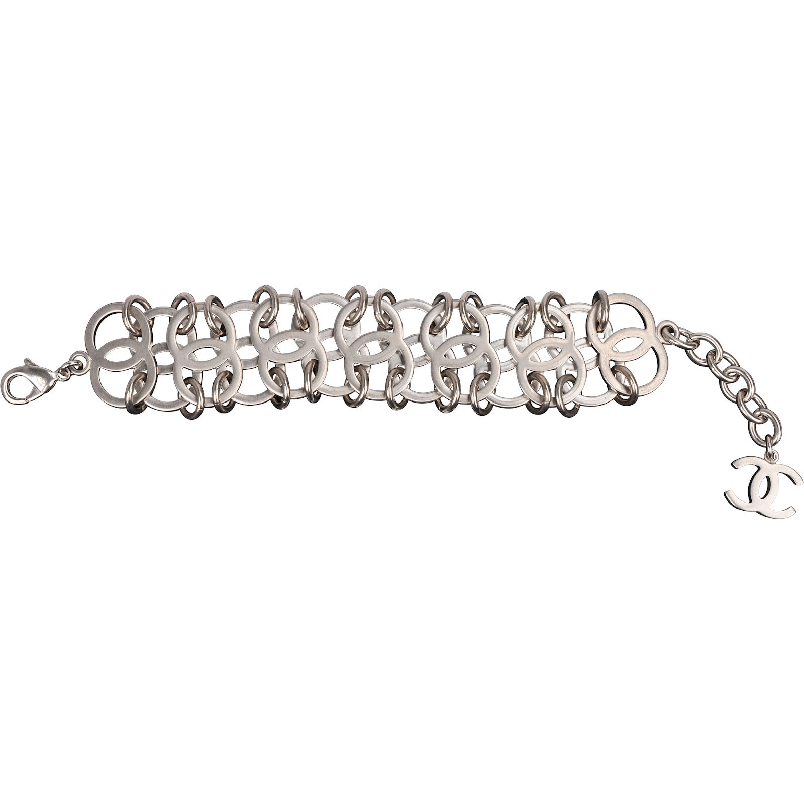 Chanel Interlocking CC Emblem 2016 Chainmail Bracelet