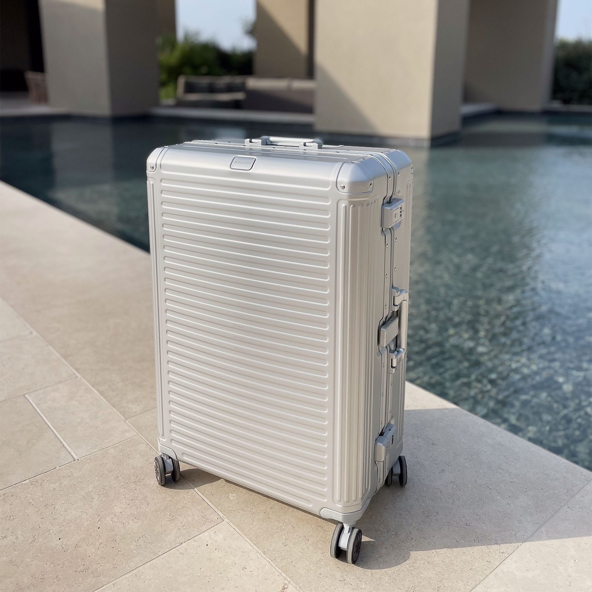 Wózek NEXT 4 koła M - srebrny