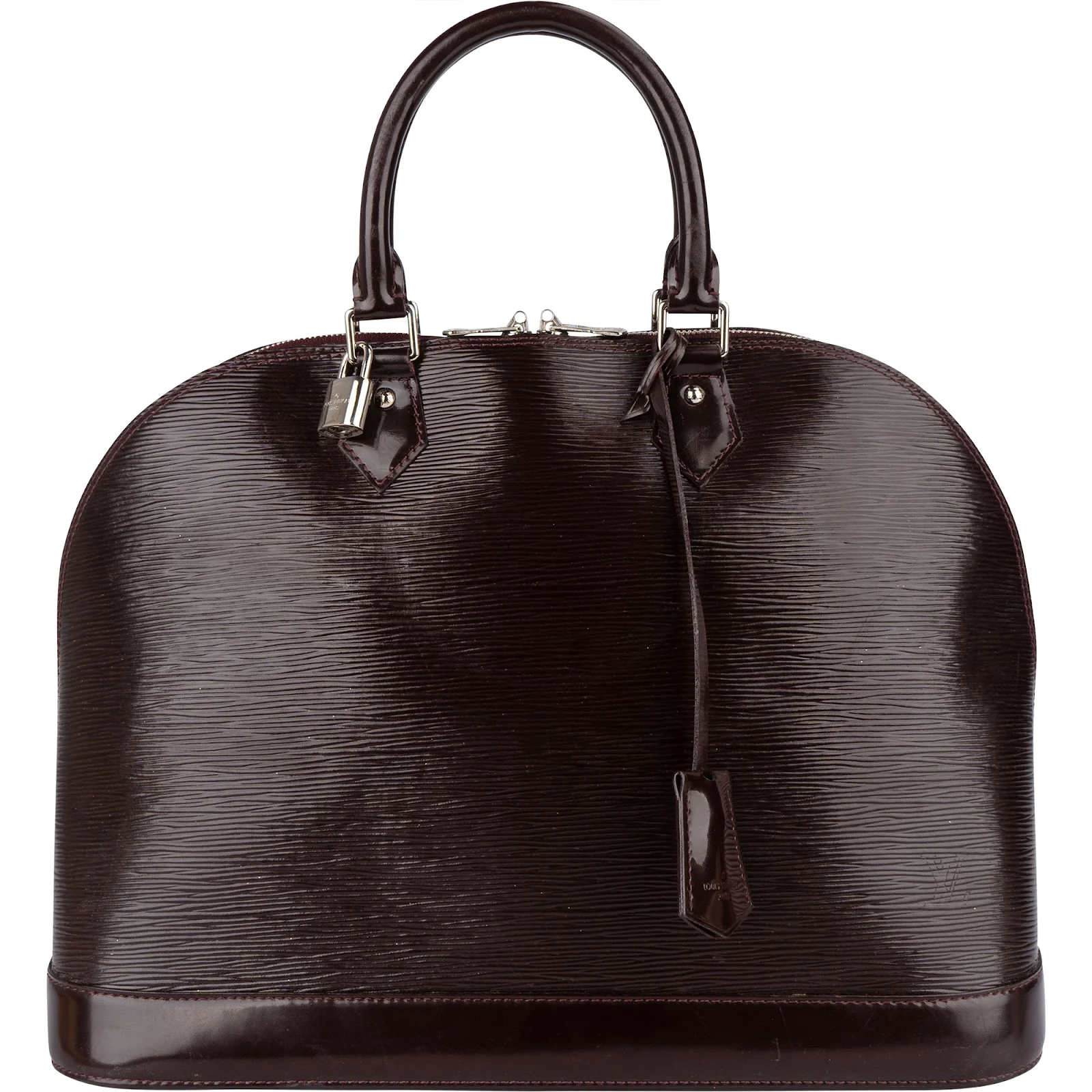 Louis Vuitton Prune Electric Epi Leather Alma GM Handbag