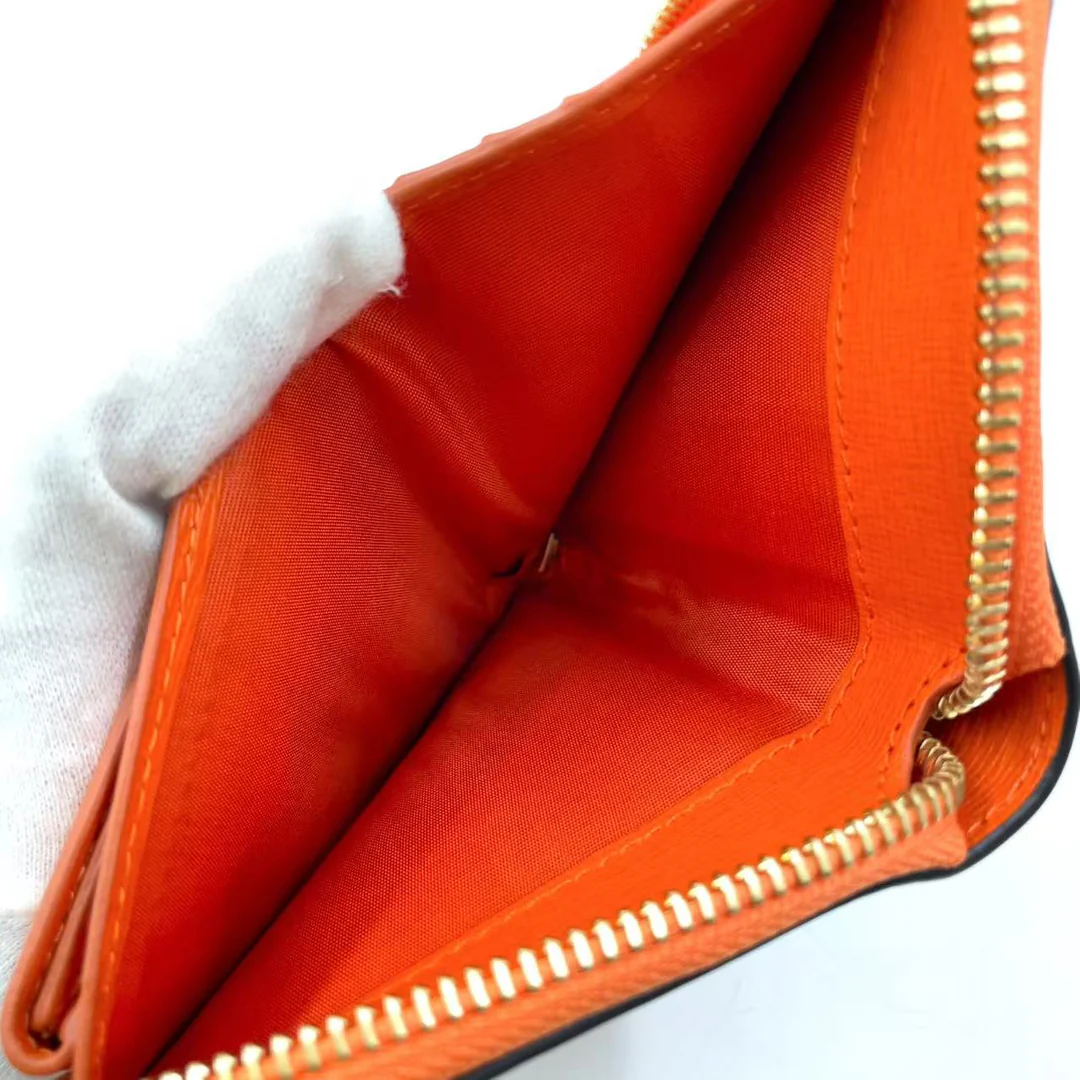 Furla - Orange Bifold Ledergeldbörse