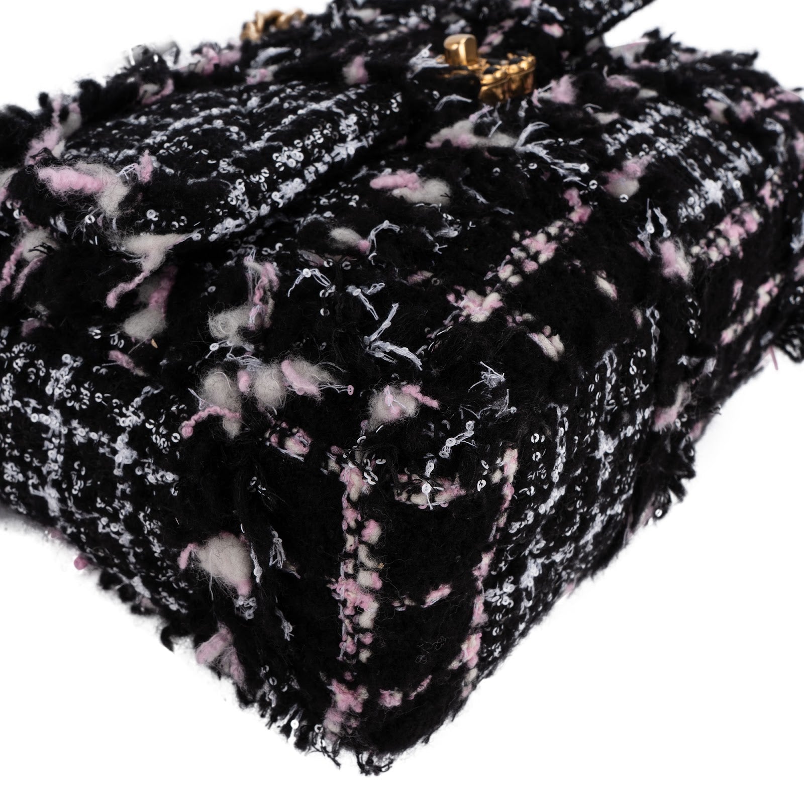 Chanel 19 Tweed Single Flap Crossbody Bag