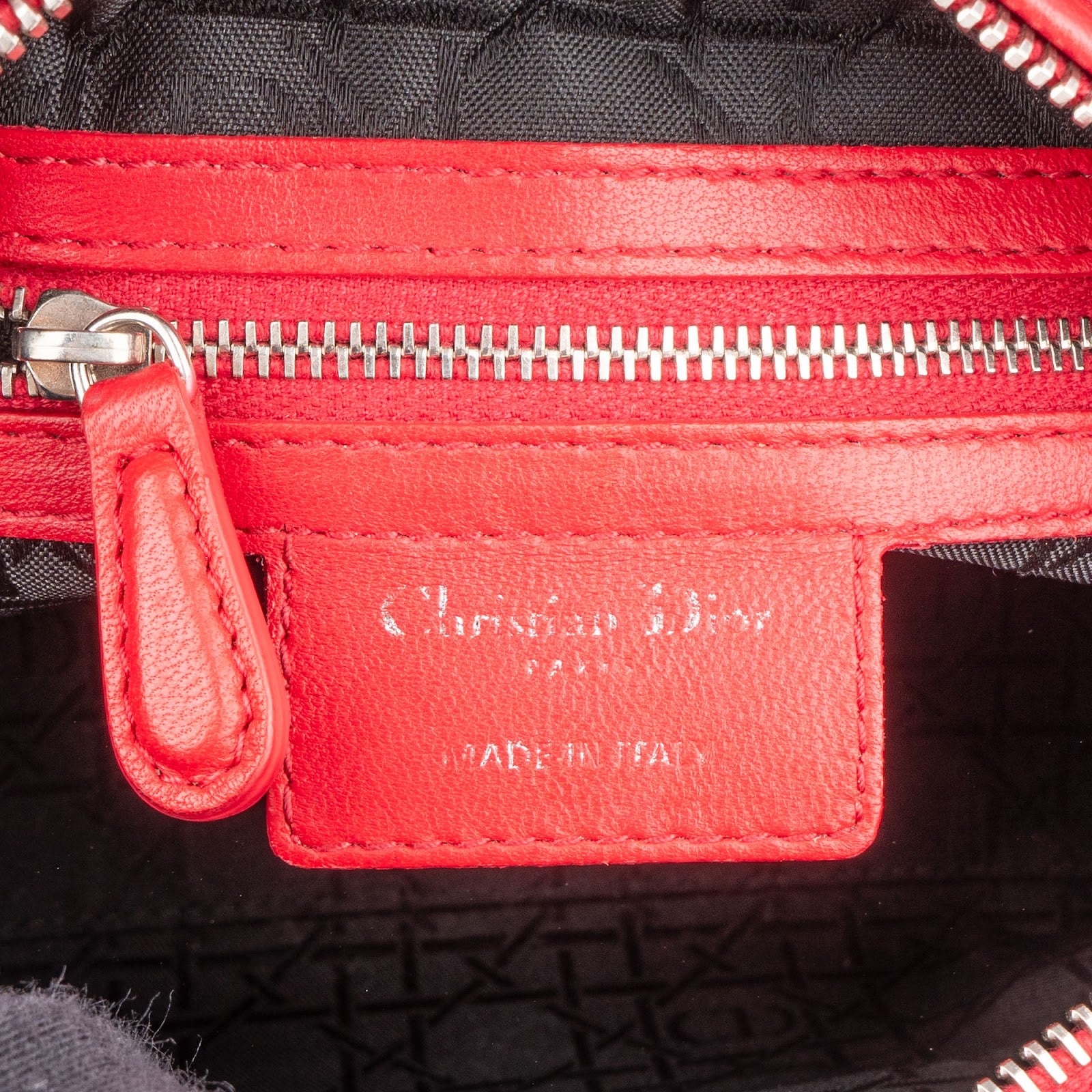 Sac à main Lady Dior en cuir matelassé Christian Dior