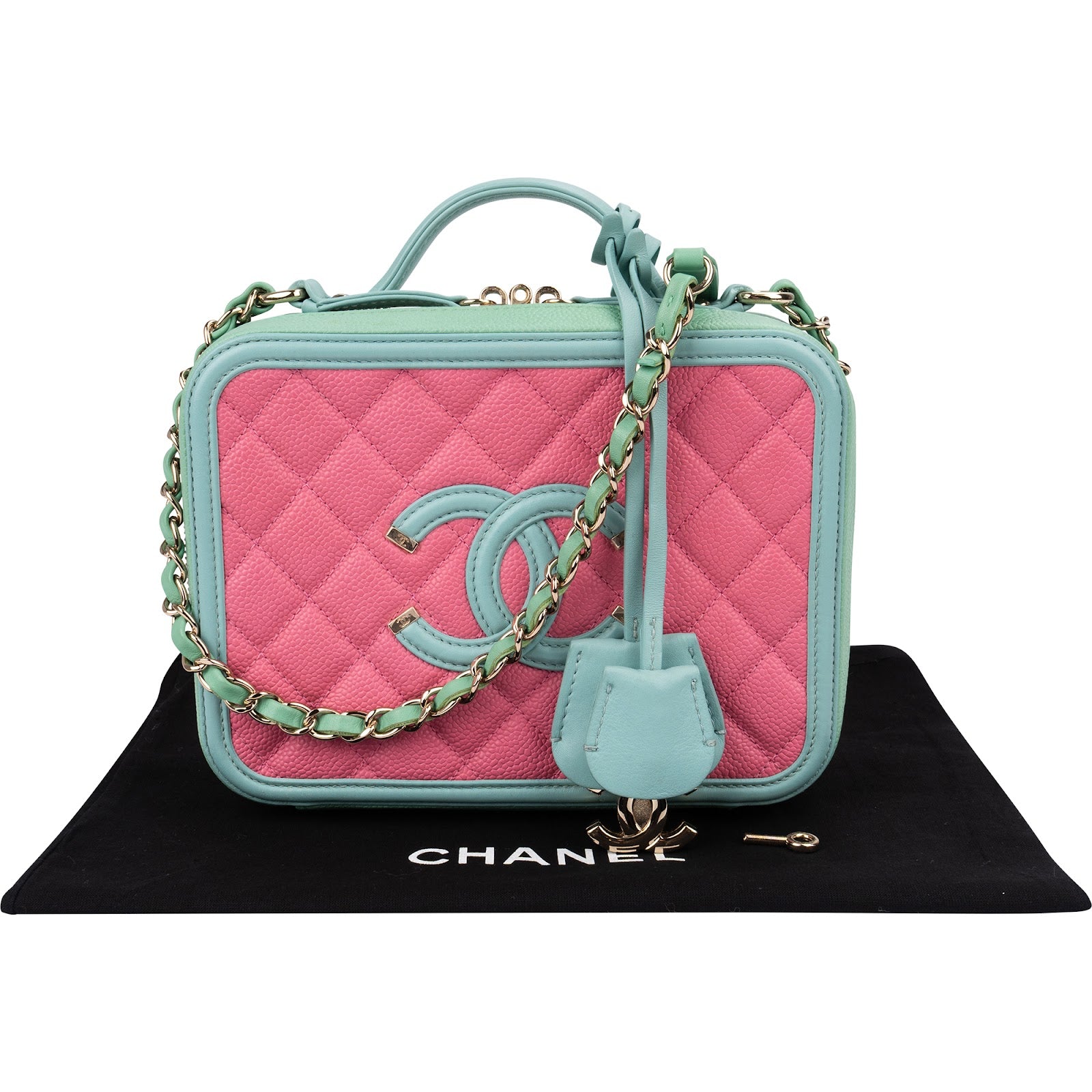 Chanel - Filigree Vanity Case Crossbody Bag