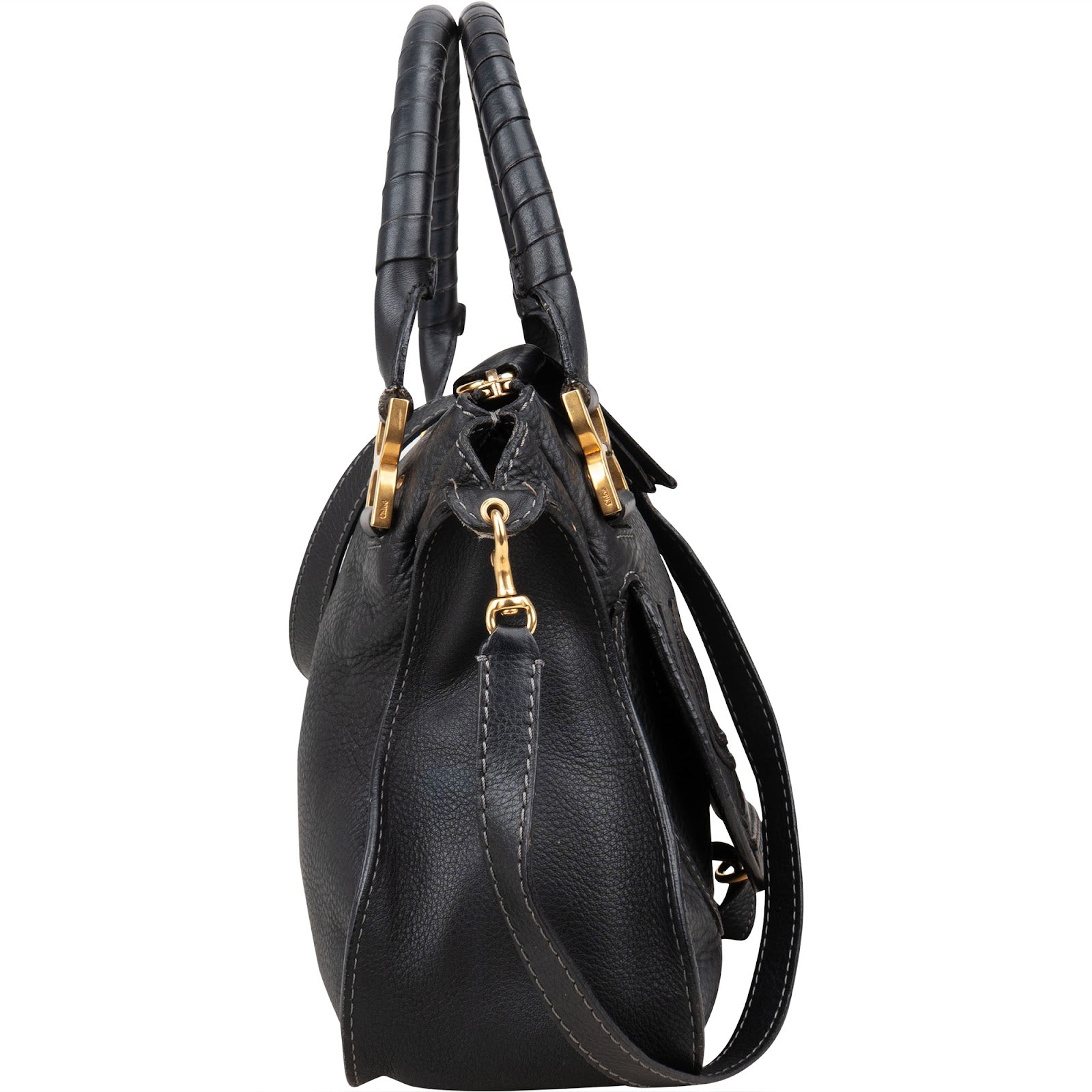 Chloé Grained Leather Medium Marcie Hobo Handbag