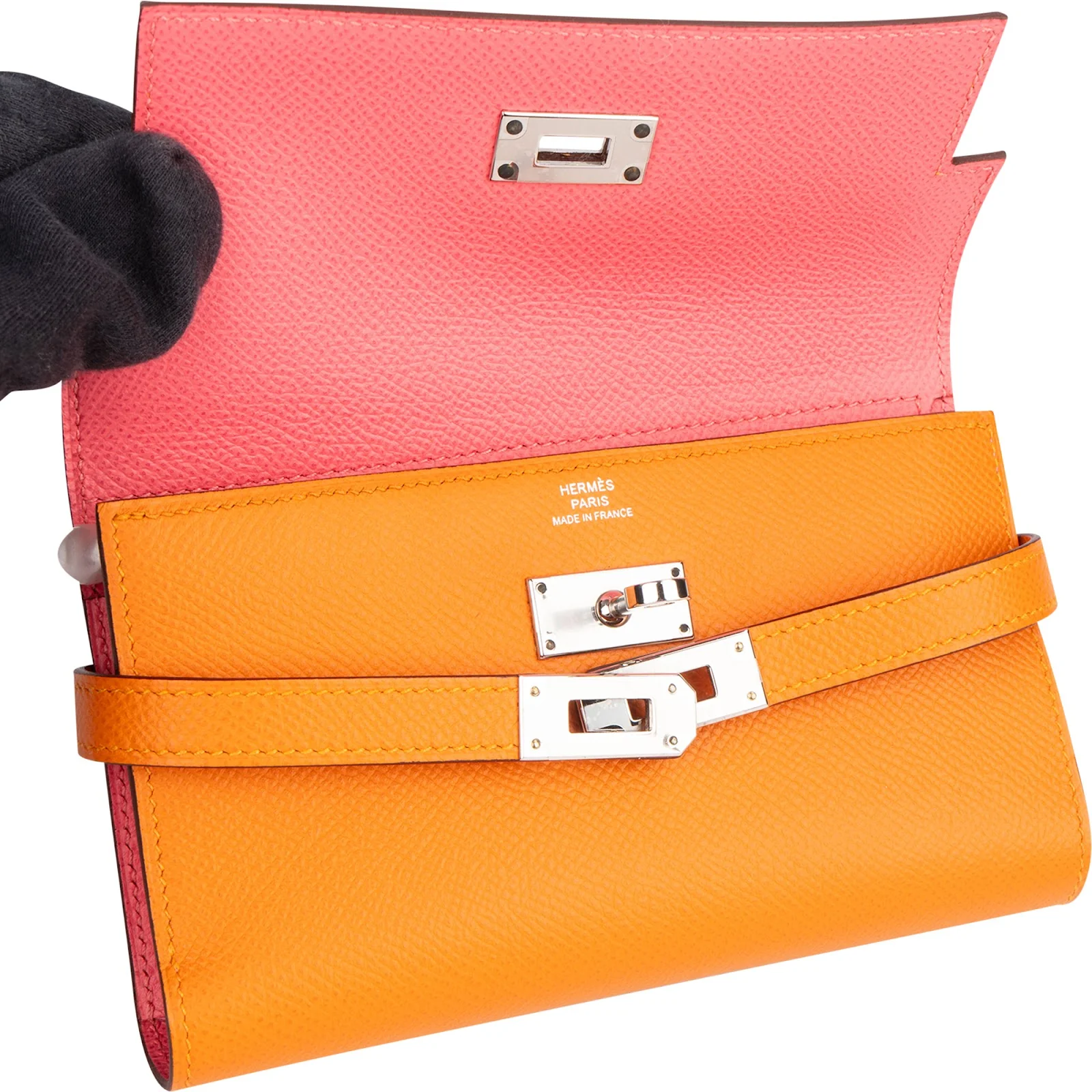 Hermès Epsom Leather Kelly Compact Wallet