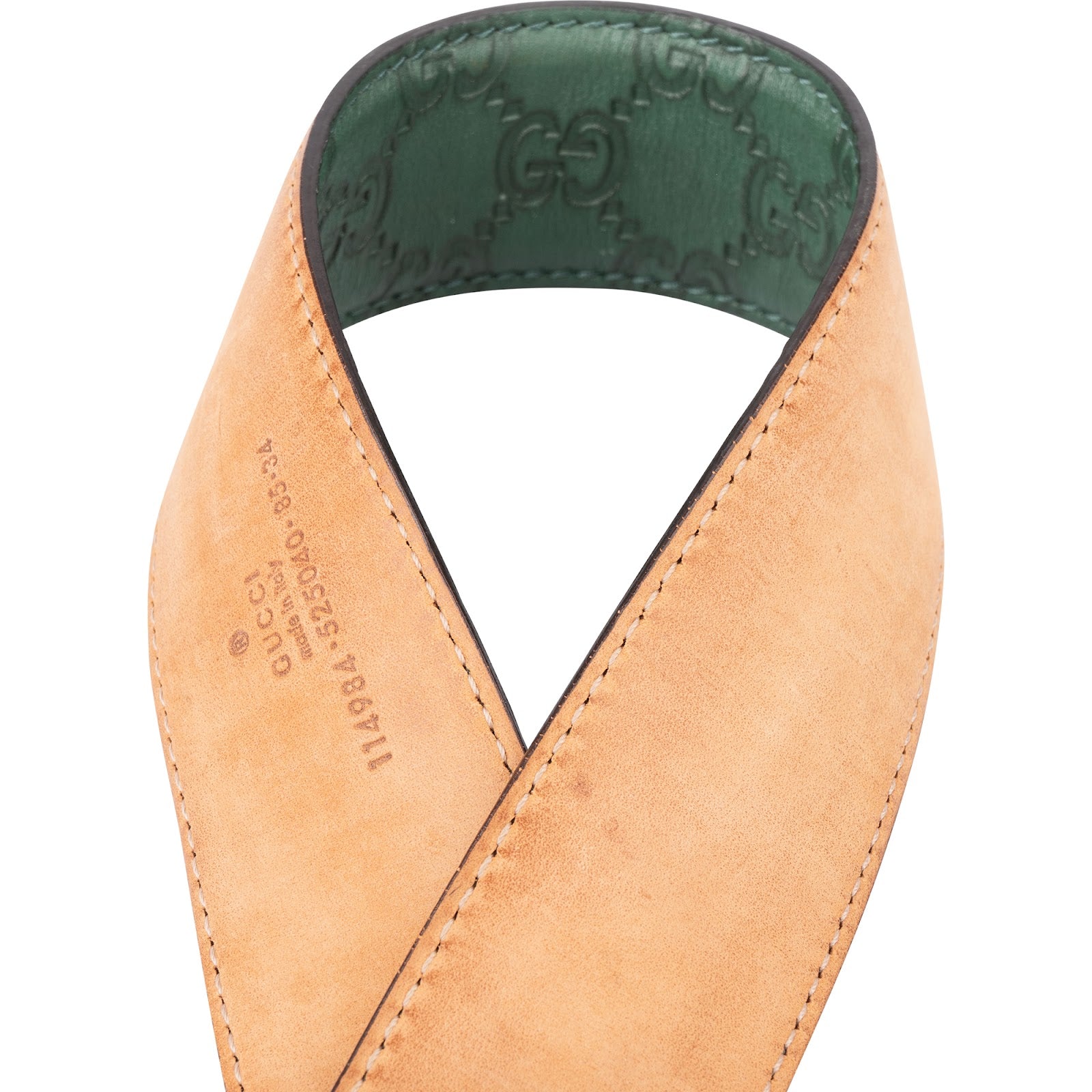 Gucci – Guccissima Interlocking G Buckle Gürtel