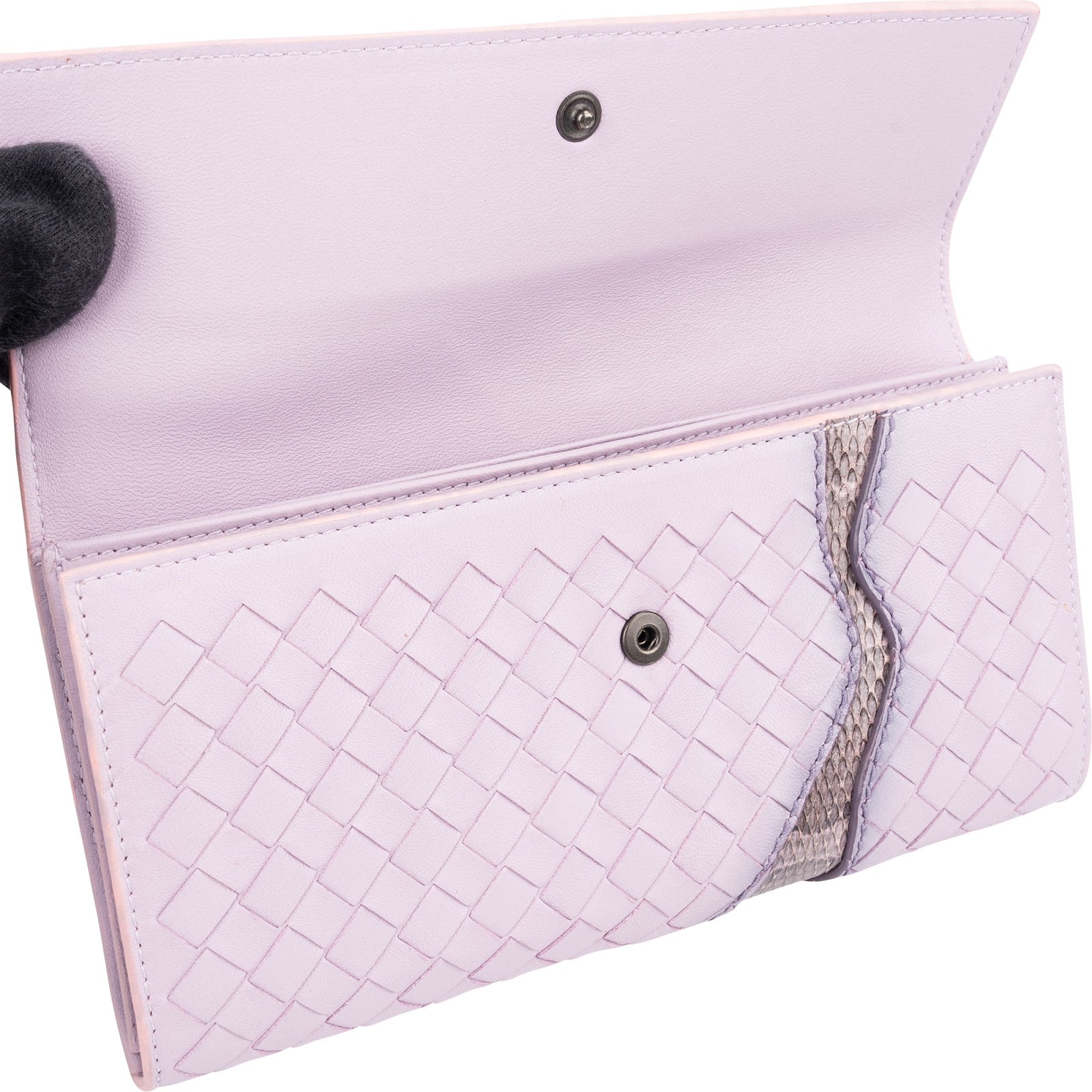 Bottega Veneta - Ayers Python Continental-portemonnee