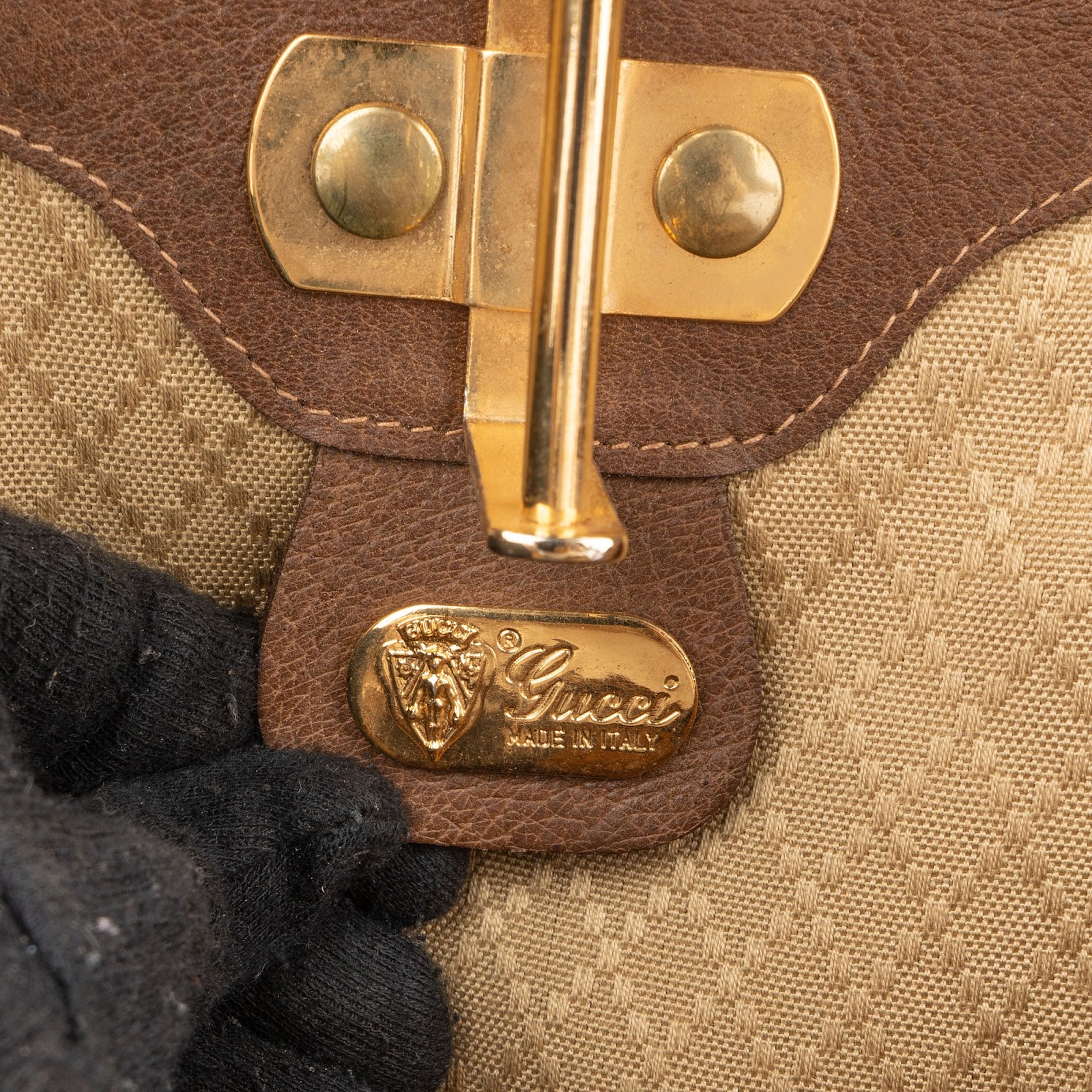 Gucci - GG Supreme Zip Around 55 Reisetasche