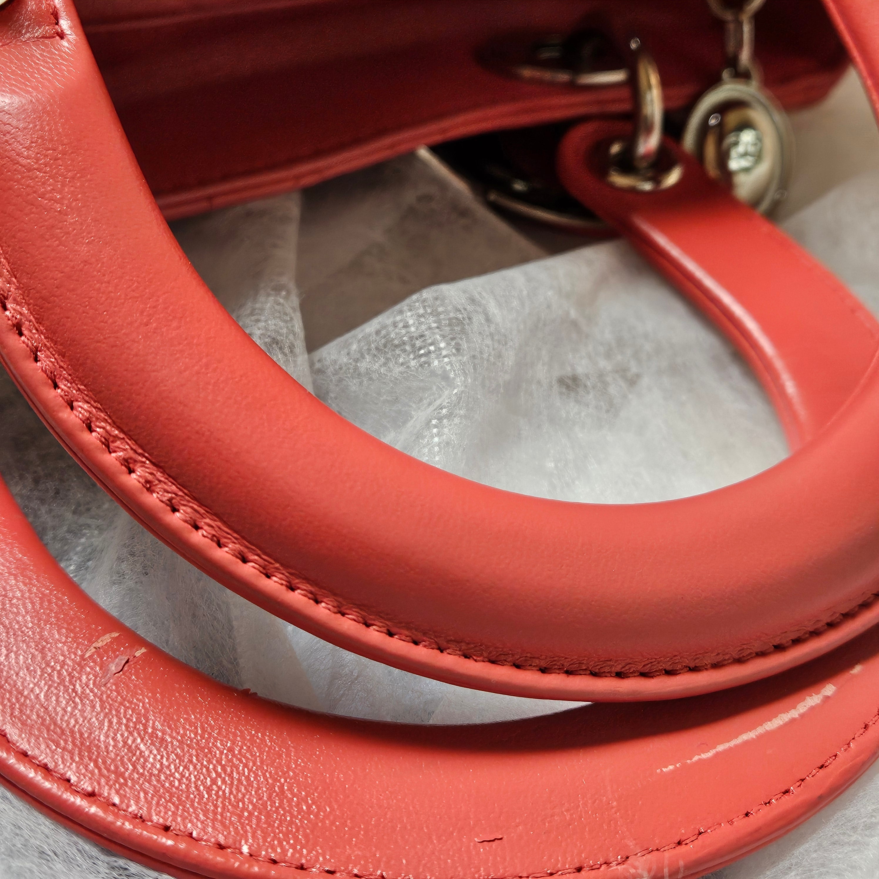 Christian Dior Quilted Leather Lady Dior Handbag