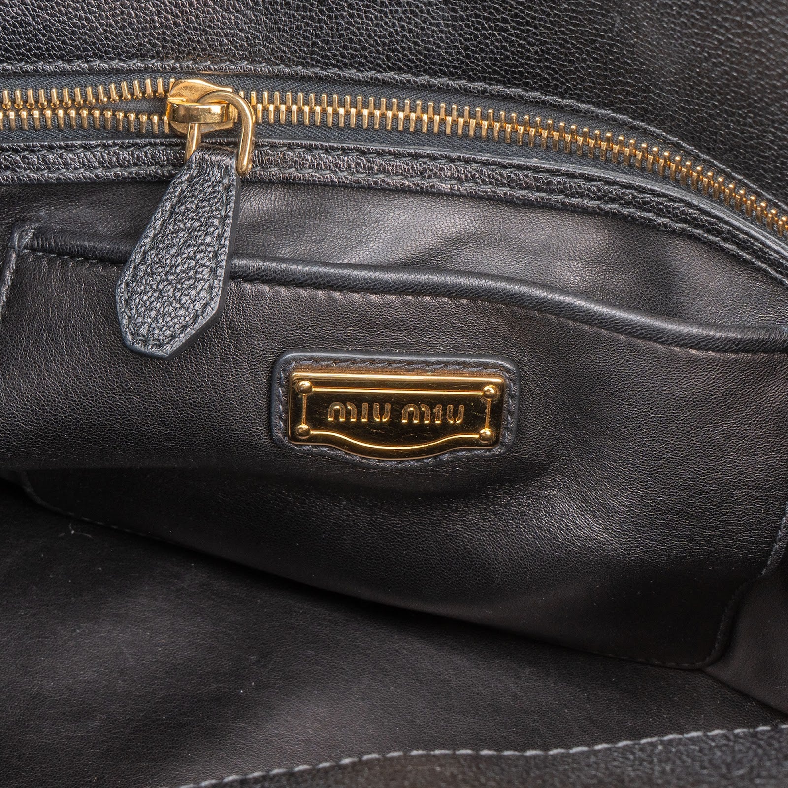 Miu Miu - Grained Leather Dome Crossbody Bag