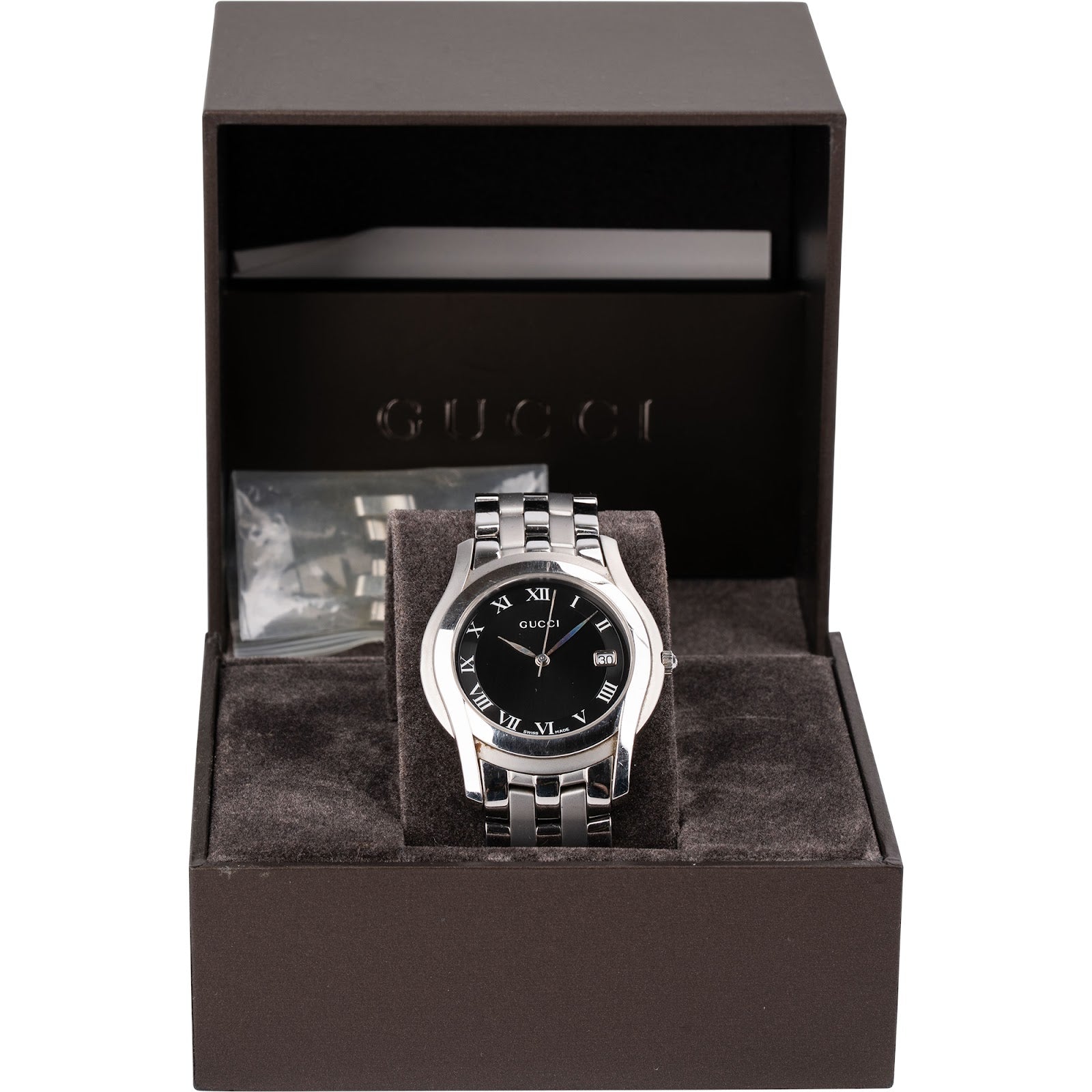 Gucci Silver Tone 5500M Uhr
