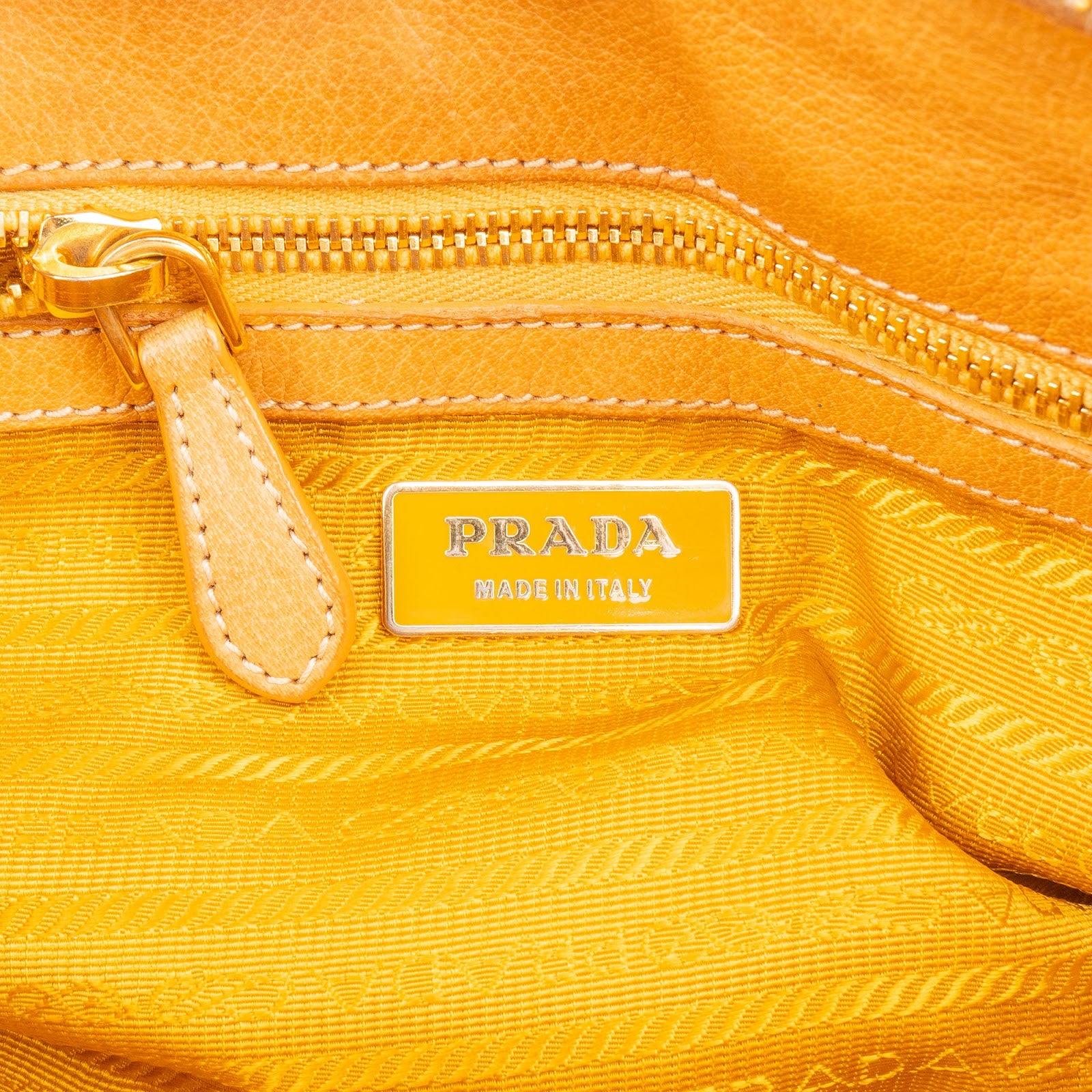 Prada - Tessuto Gaufre Woven Handle Satchel Bag