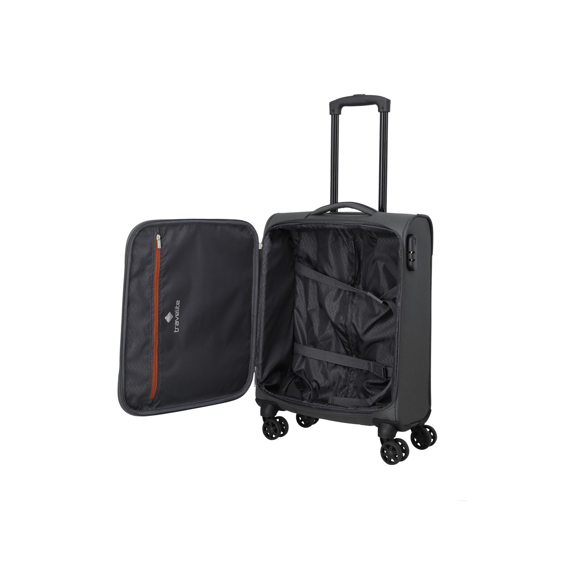 PRIEGO 3-tlg. Trolleyset L/M/S - Anthracite