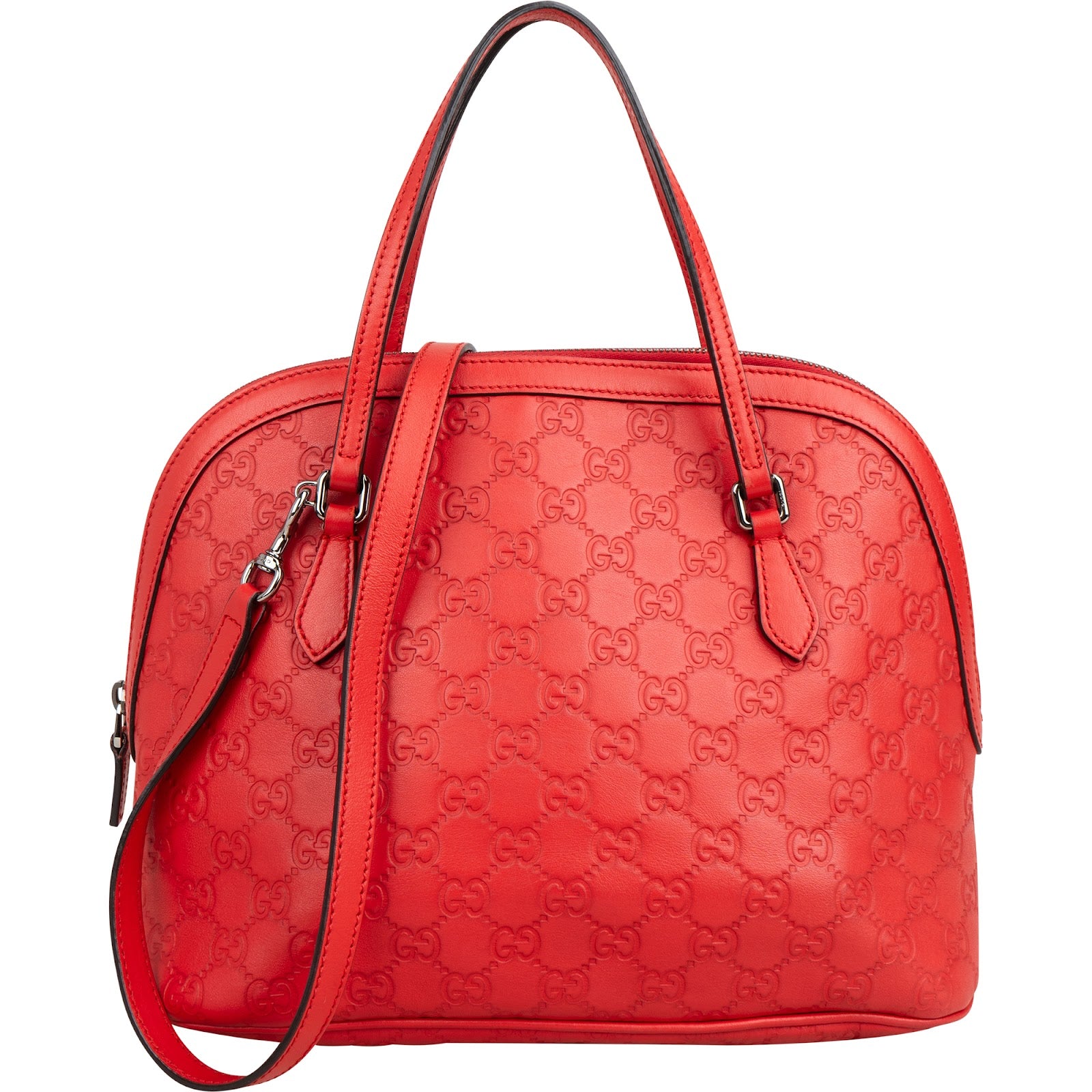 Gucci - Leather Dome Handtasche