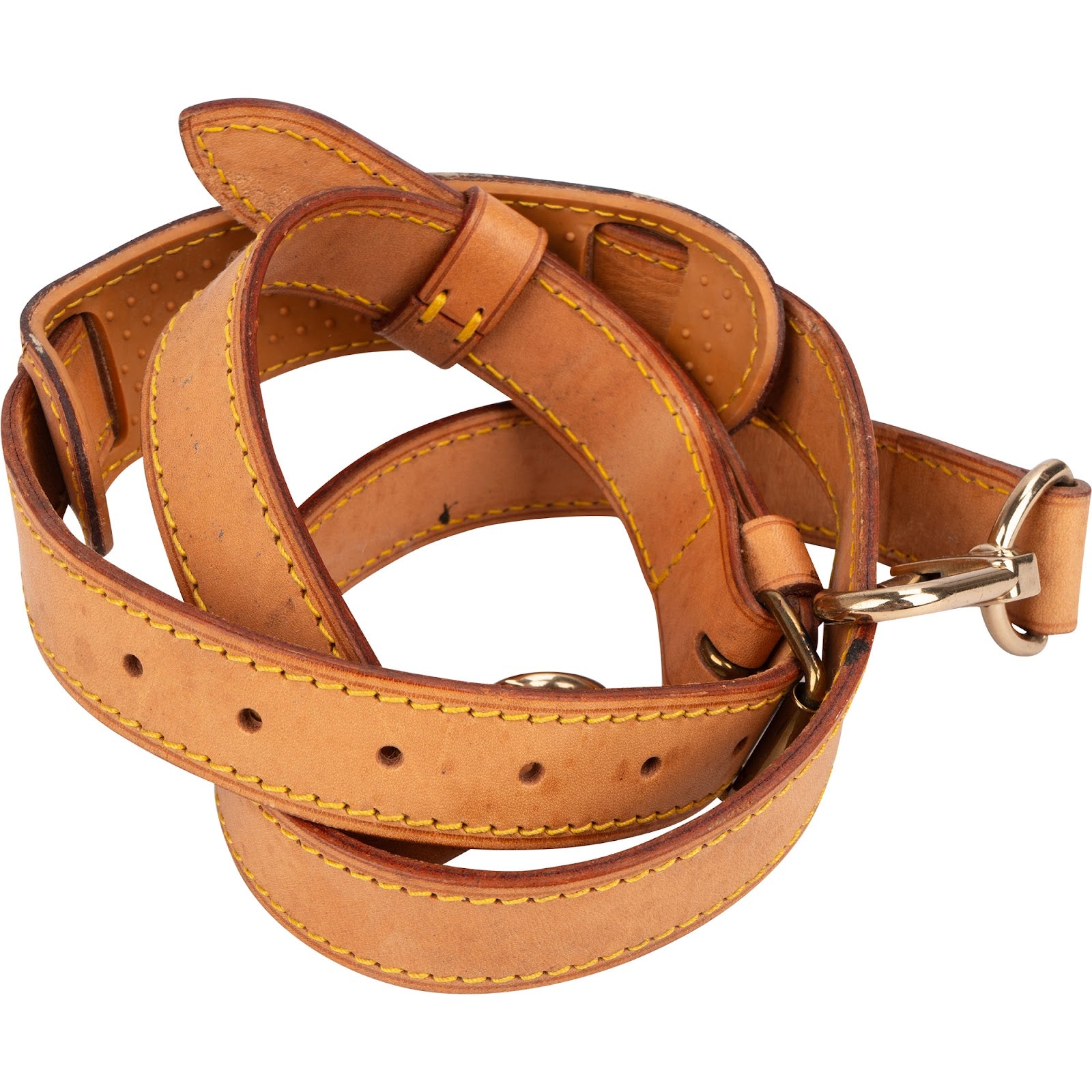 Louis Vuitton Vachetta Leather Adjustable Keepall Bags Strap