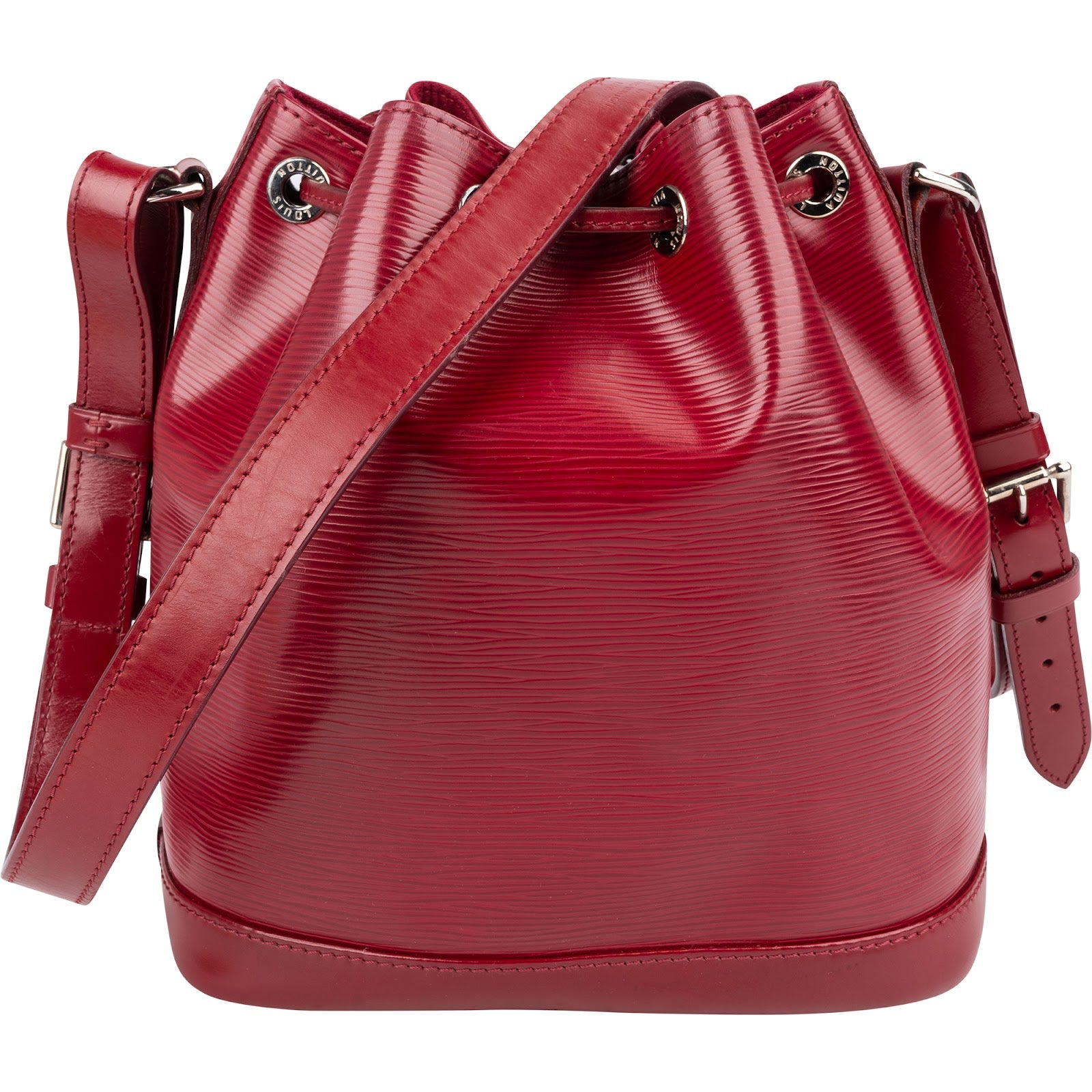 Louis Vuitton Red Epi Leather NM Sac Noé Petit
