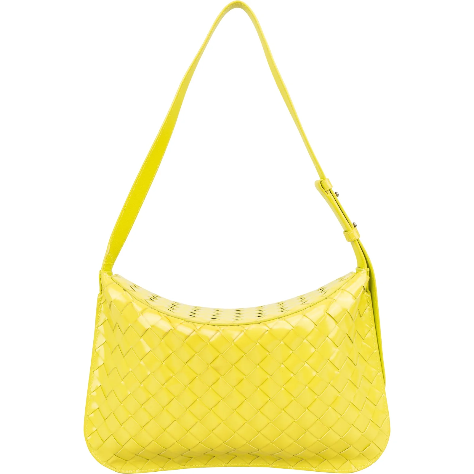 Bottega Veneta Intrecciato Patent Leather Brick Cassette Shoulder Bag