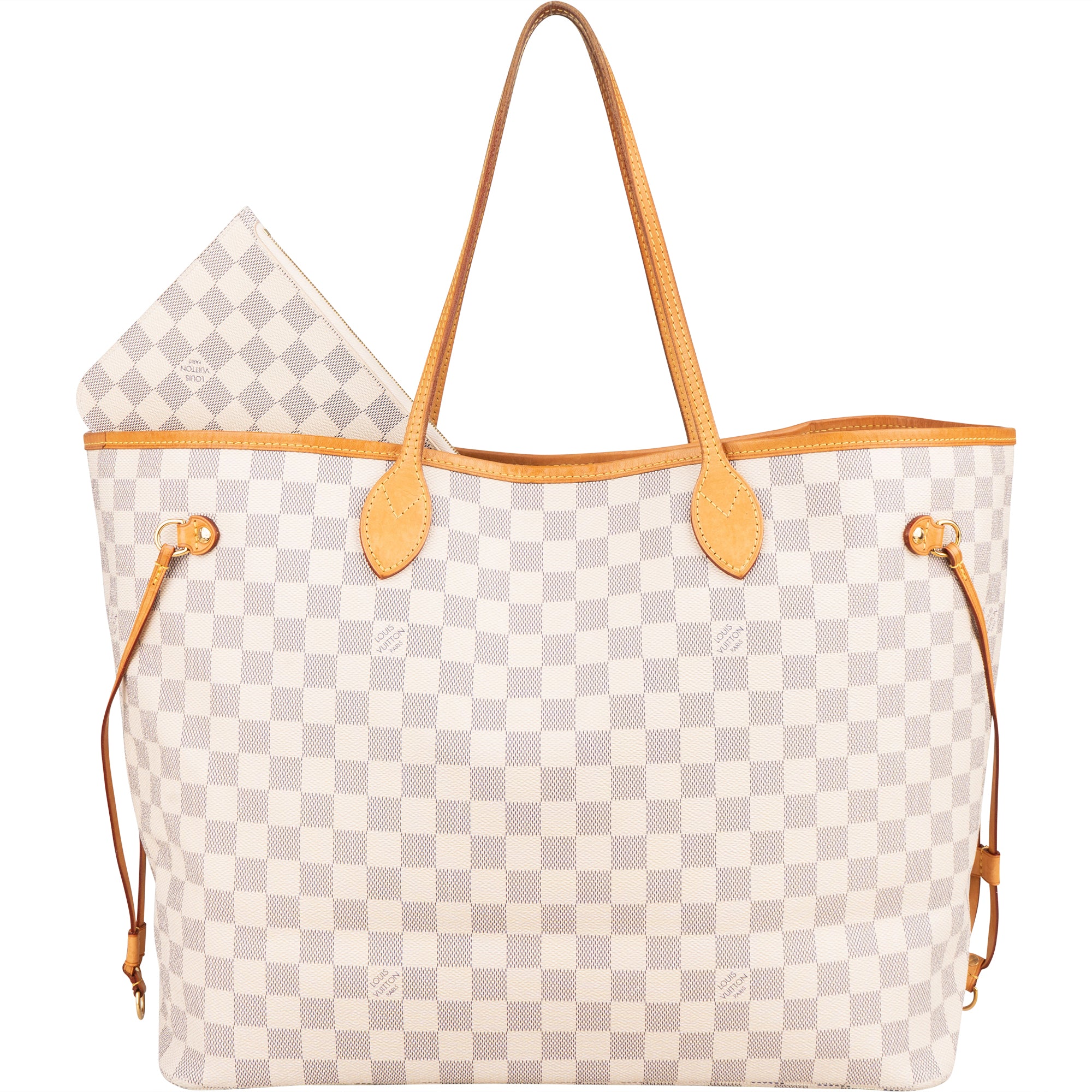 Louis Vuitton Damier Azur Monogram Neverfull GM Shopper