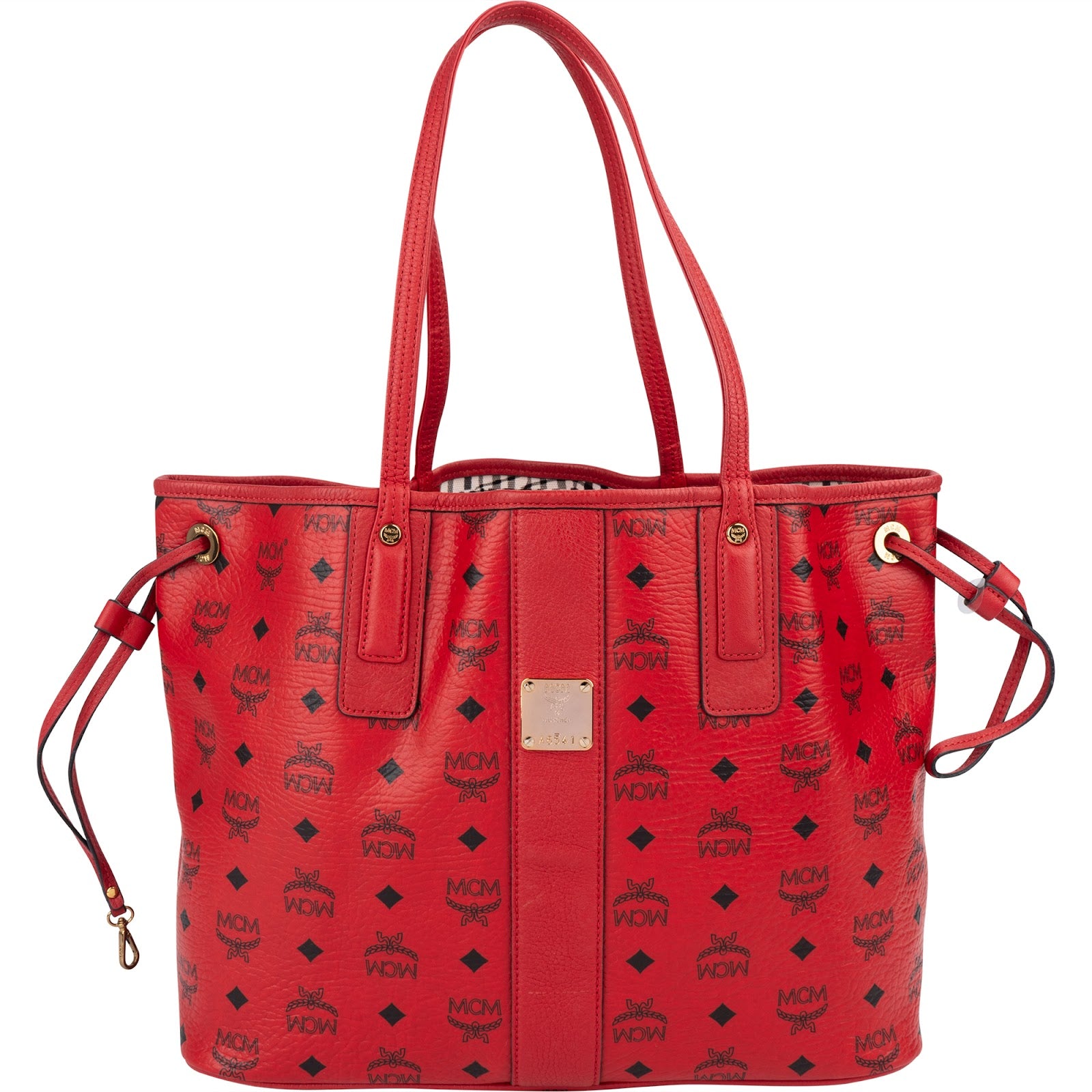 MCM Monogram Visetos Liz Shopper